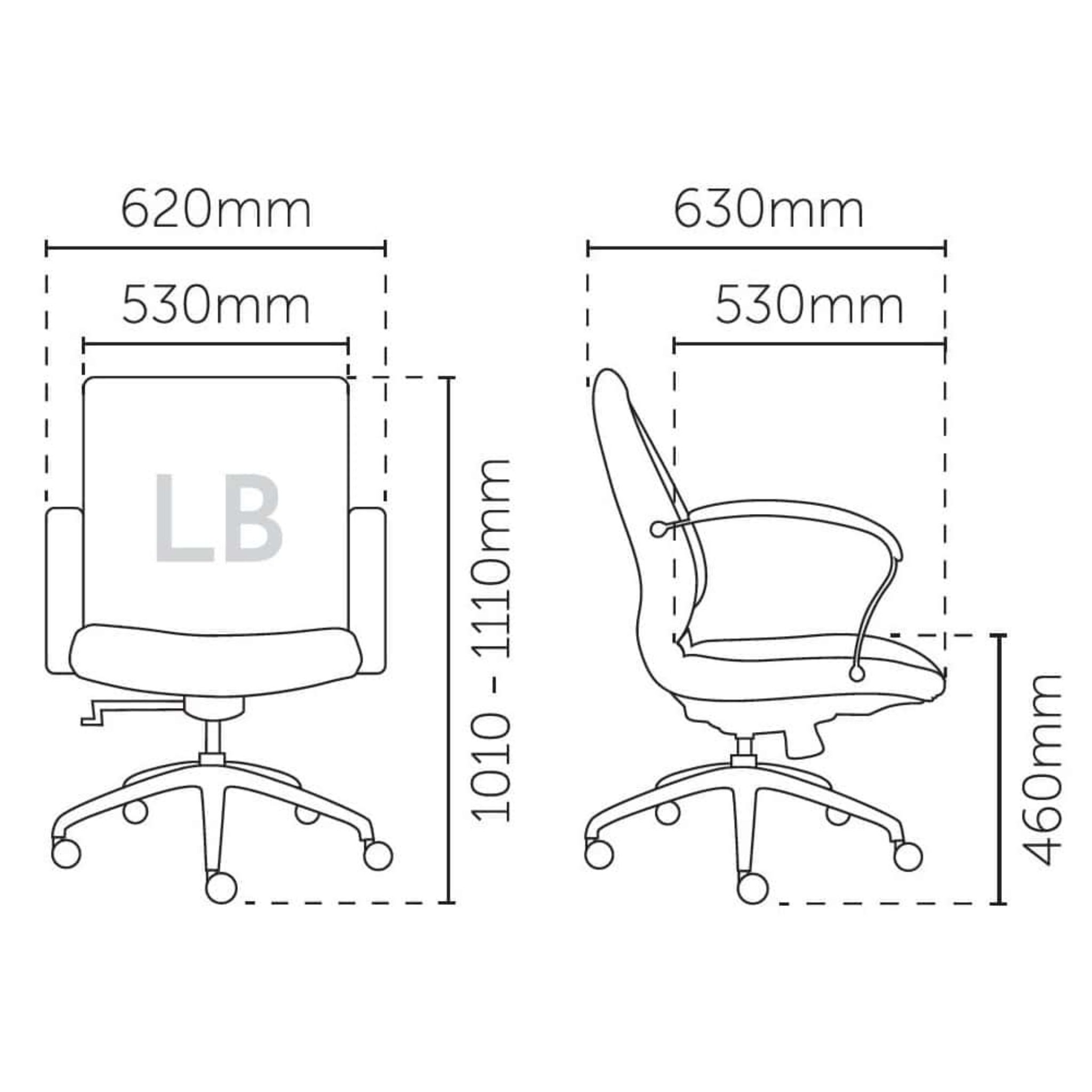 Manager L Shape Lowback Chair OFMEVT51543 - Image 5
