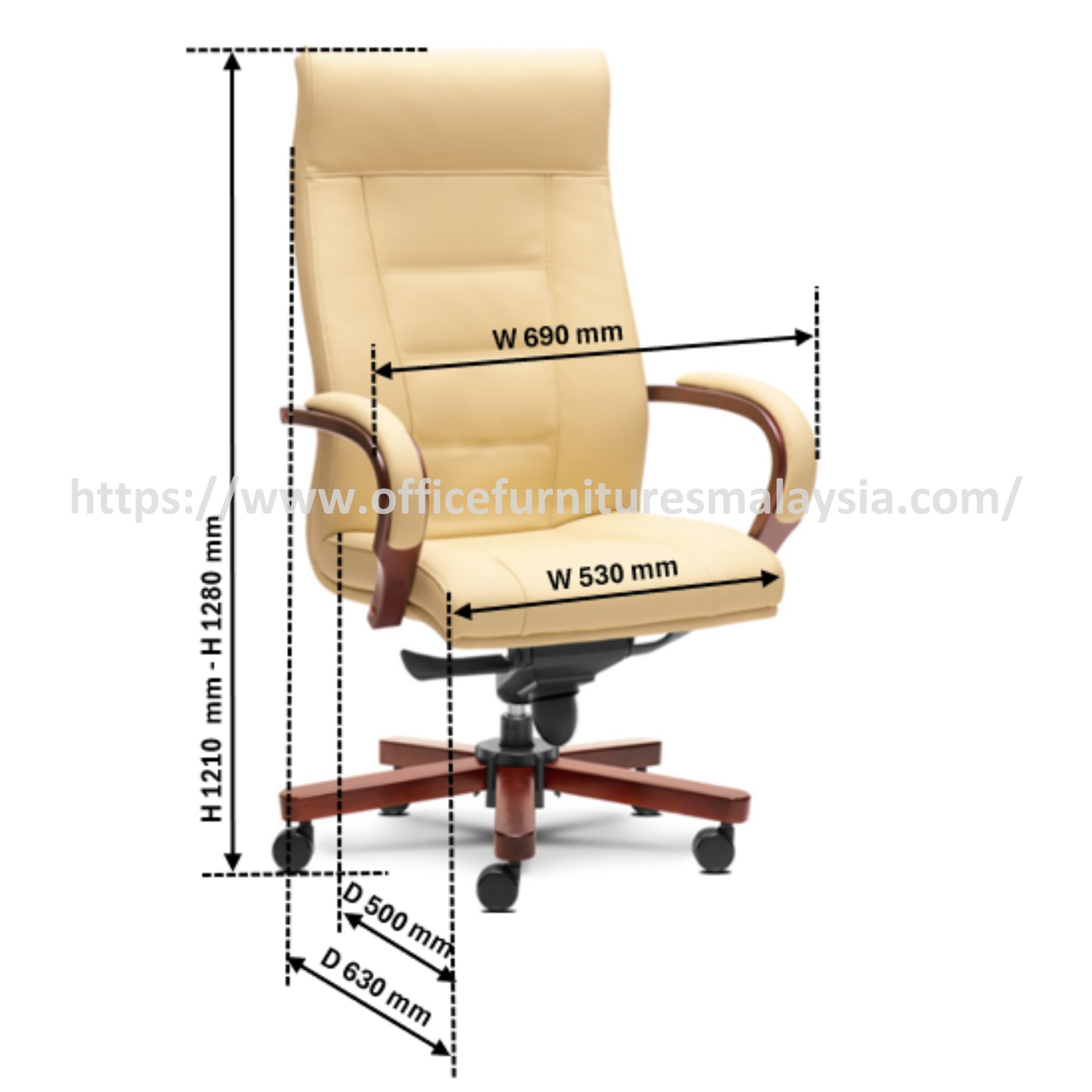 Modern Classic Ceo Highback Chair OFMEVT52141 - Image 4