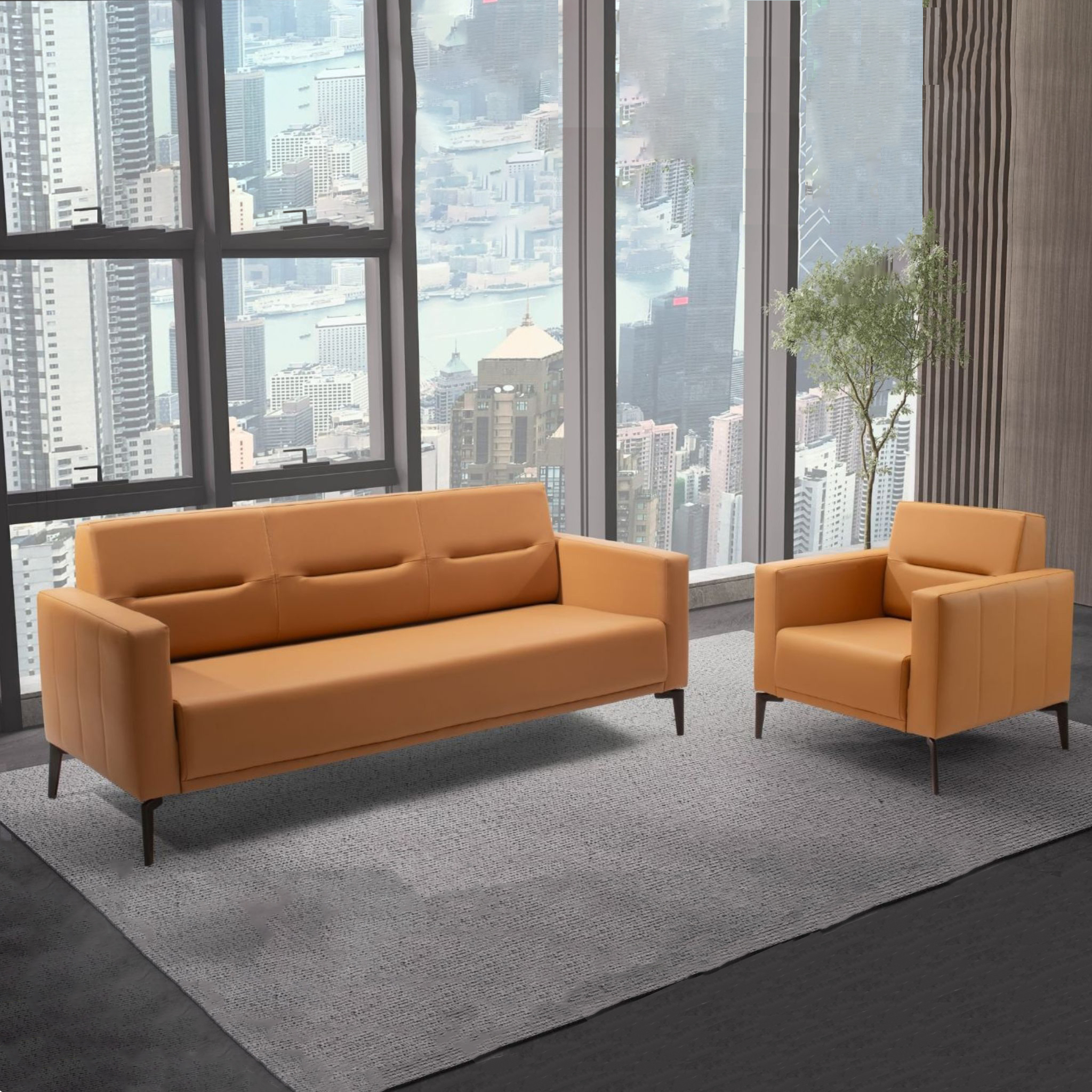 Oriane Office Couch Set OFMEVT52161SET