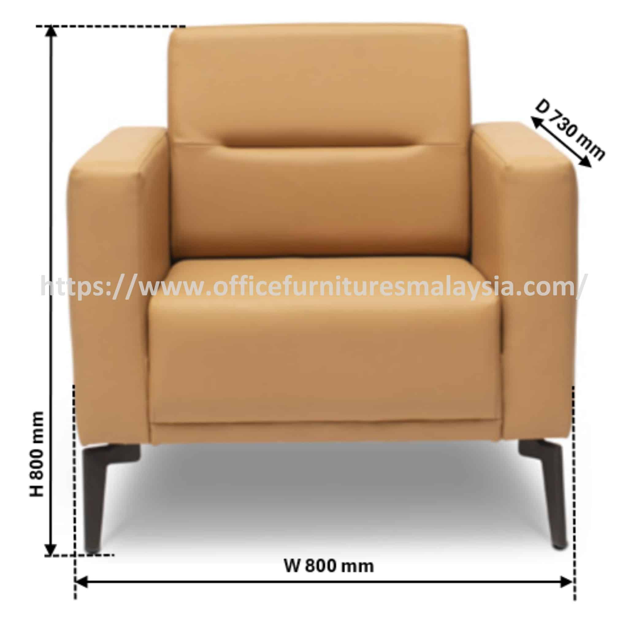 Oriane Small Office Couch OFMEVT52161A - Image 3