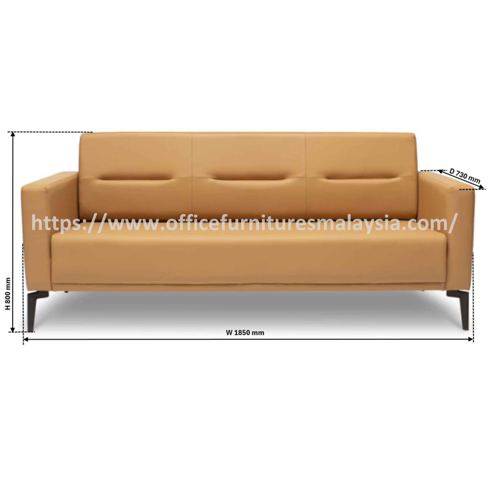 Oriane Office Couch Set OFMEVT52161SET - Image 7