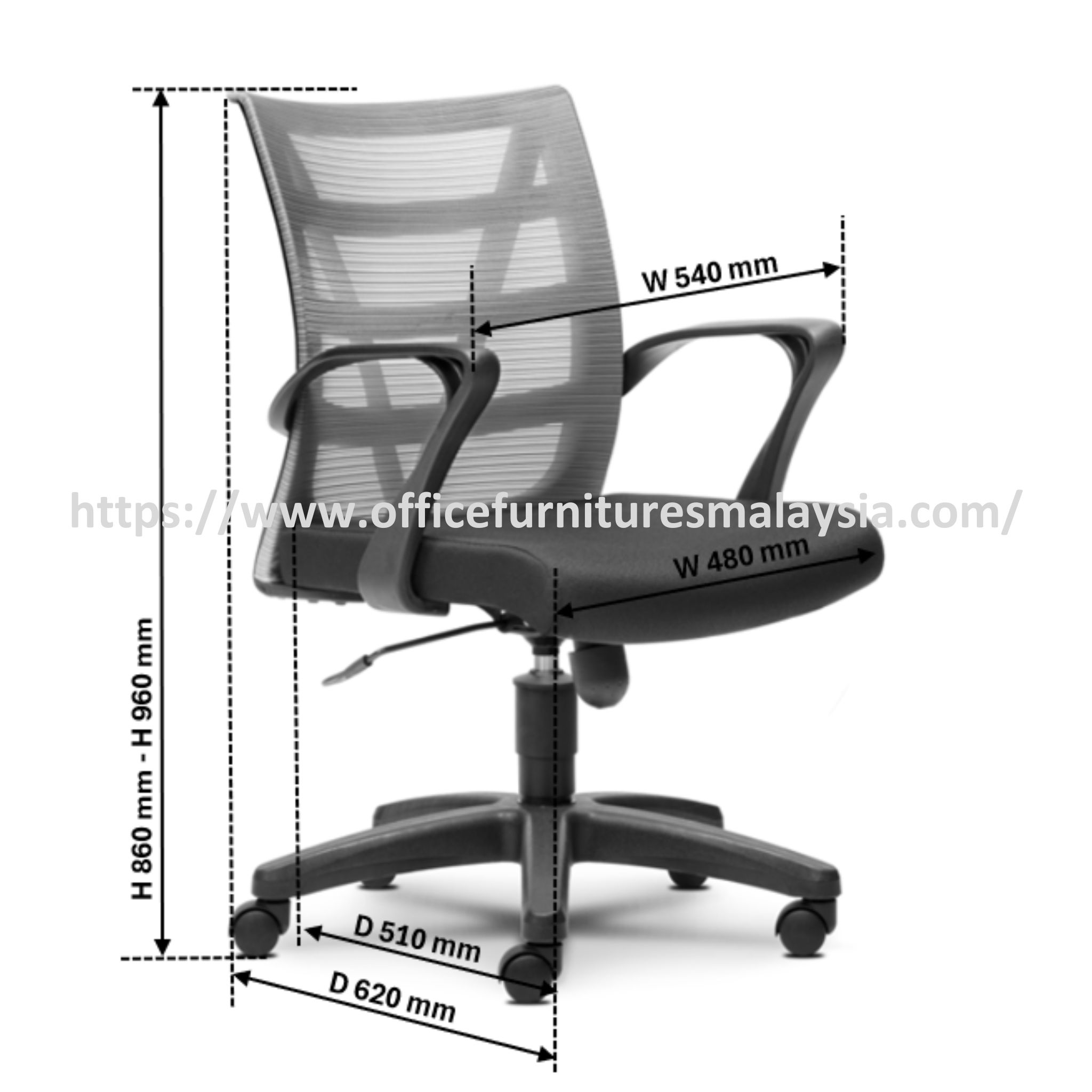 Presidential CEO Mesh Lowback Banting Kangar Kajang