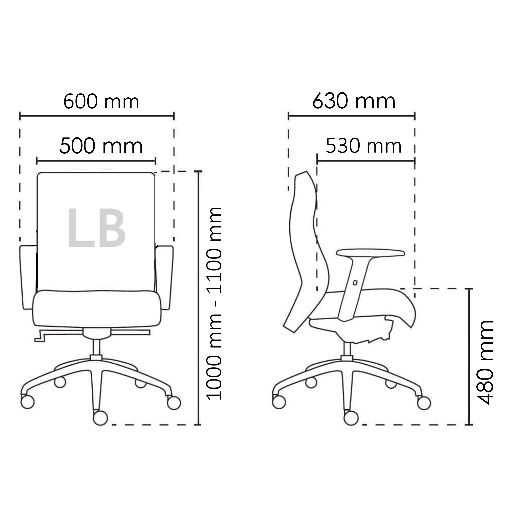 Ryder Executive Lowback Mesh Chair OFMEVT51663 - Image 5