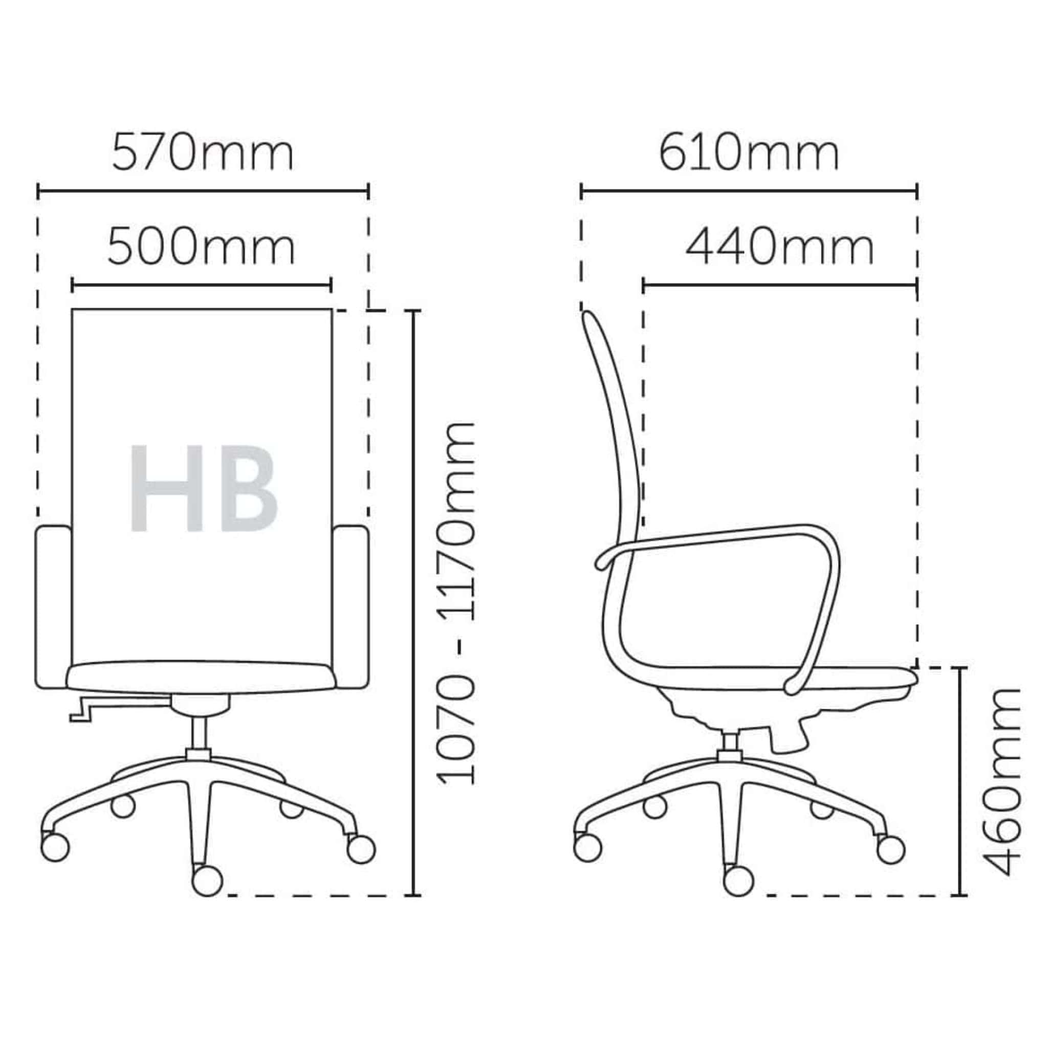 Sensible Modernist Highback Office Chair OFMEVT51781 - Image 5