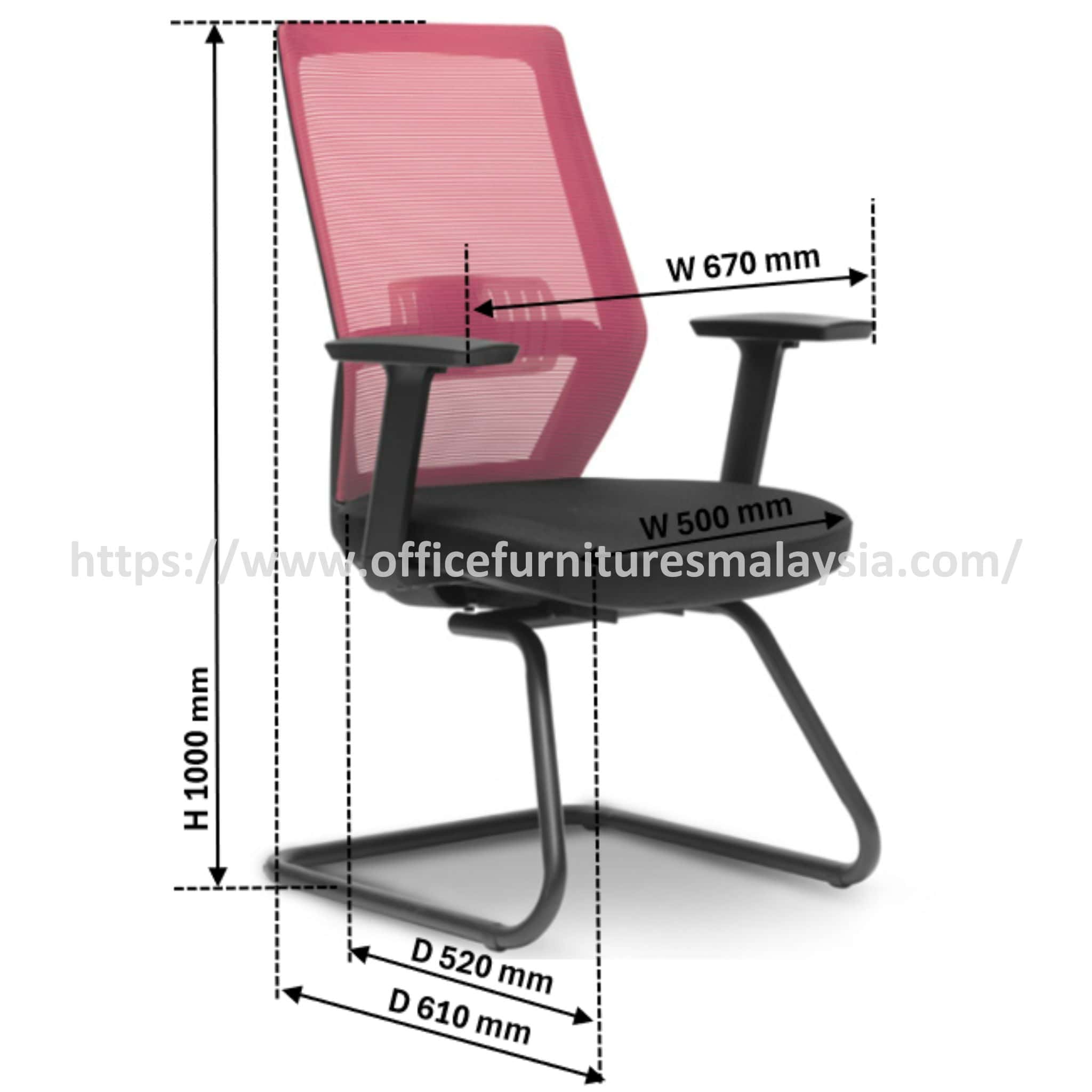 Simple Exquisite Visitor Mesh Office Chair OFMEVT51764 - Image 3