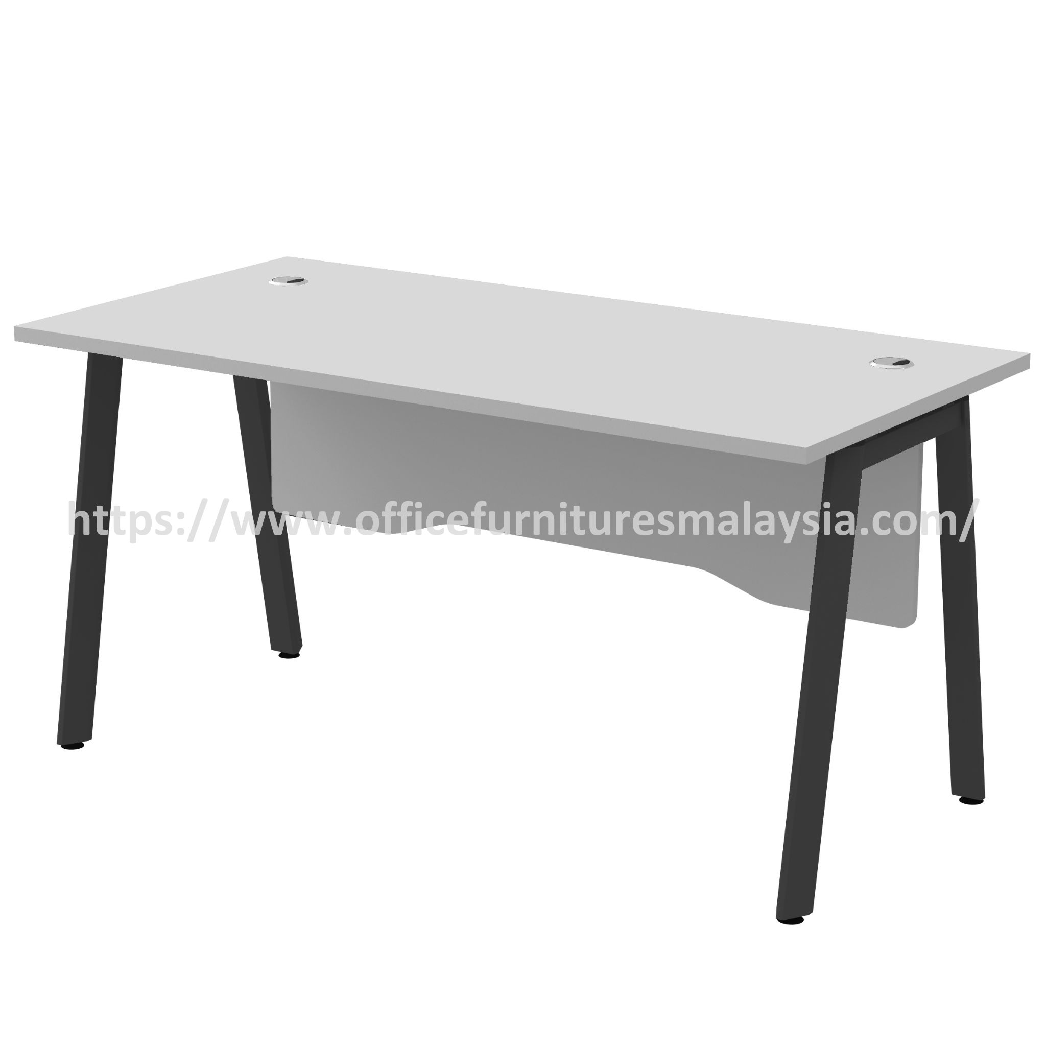 4ft Swish Grey Rectangular Table Taiping Klang Ipoh