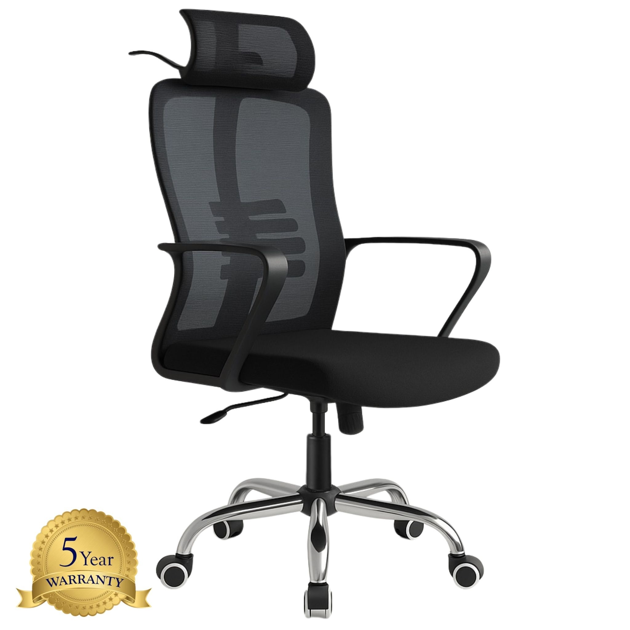 Maven Highback Mesh Chair Chrome Leg Bangi Kuantan Ipoh