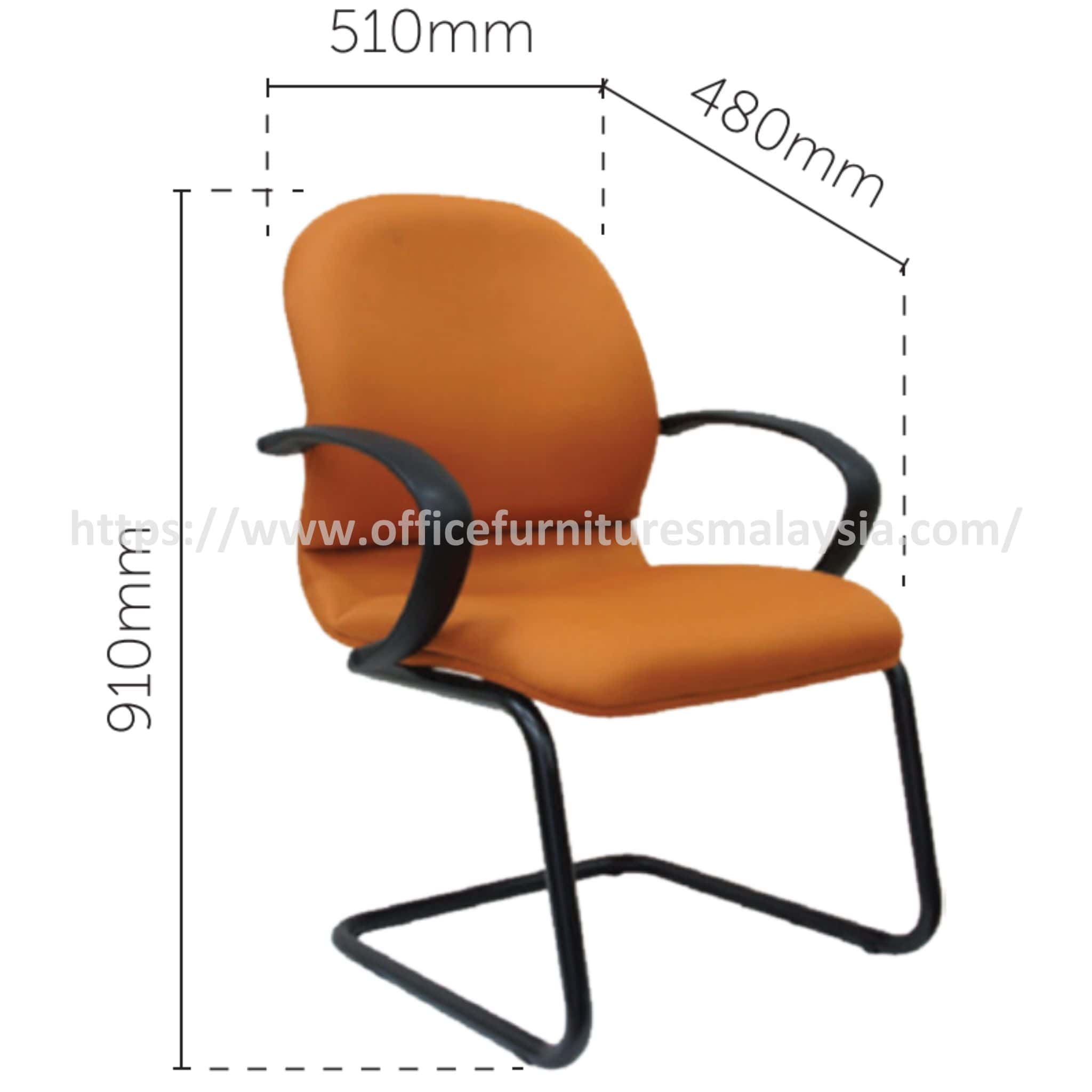 Roma Lowback Visitor Office Budget Chair Taiping Kulim Kedah