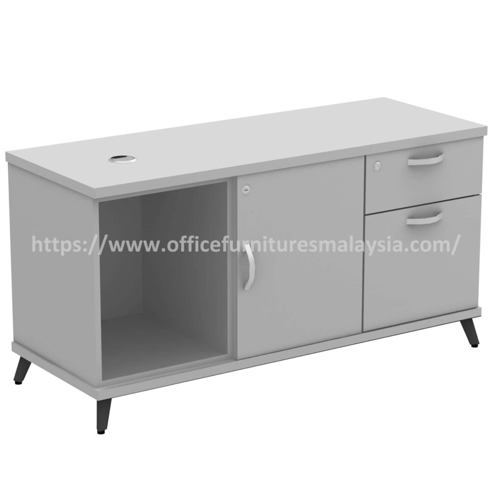 Swish Grey Left Swinging Door Cabinet with Fixed Pedestal 2 Drawer Taiping Sepang Johor Swish Grey Left Swinging Door Cabinet with Fixed Pedestal 2 Drawer Taiping Sepang Johor