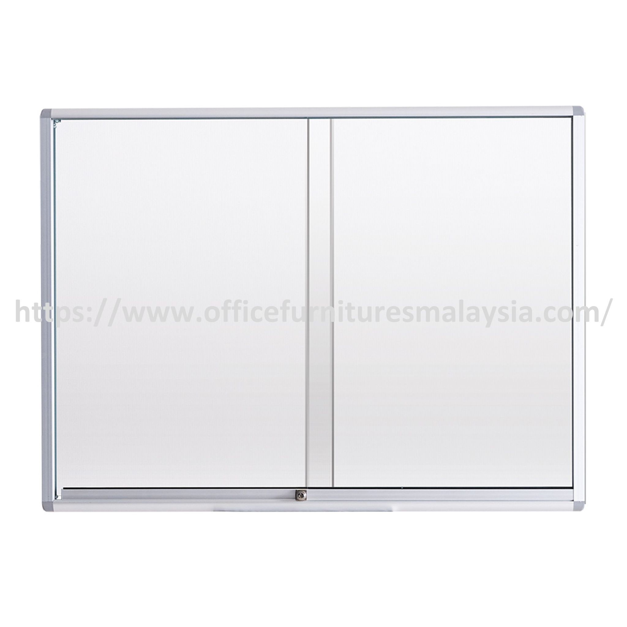 2 ft x 4 ft Sliding Glass Door With Notice Soft Board Sungai Rambai Jenjarom Labuan Dagang
