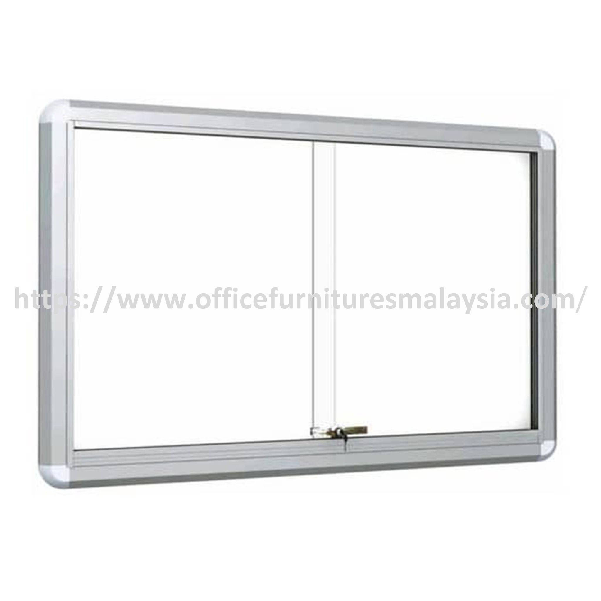2 ft x 4 ft Sliding Glass Door with White Board Magnetic Banting Sunagi Pelek Labuan Dagang