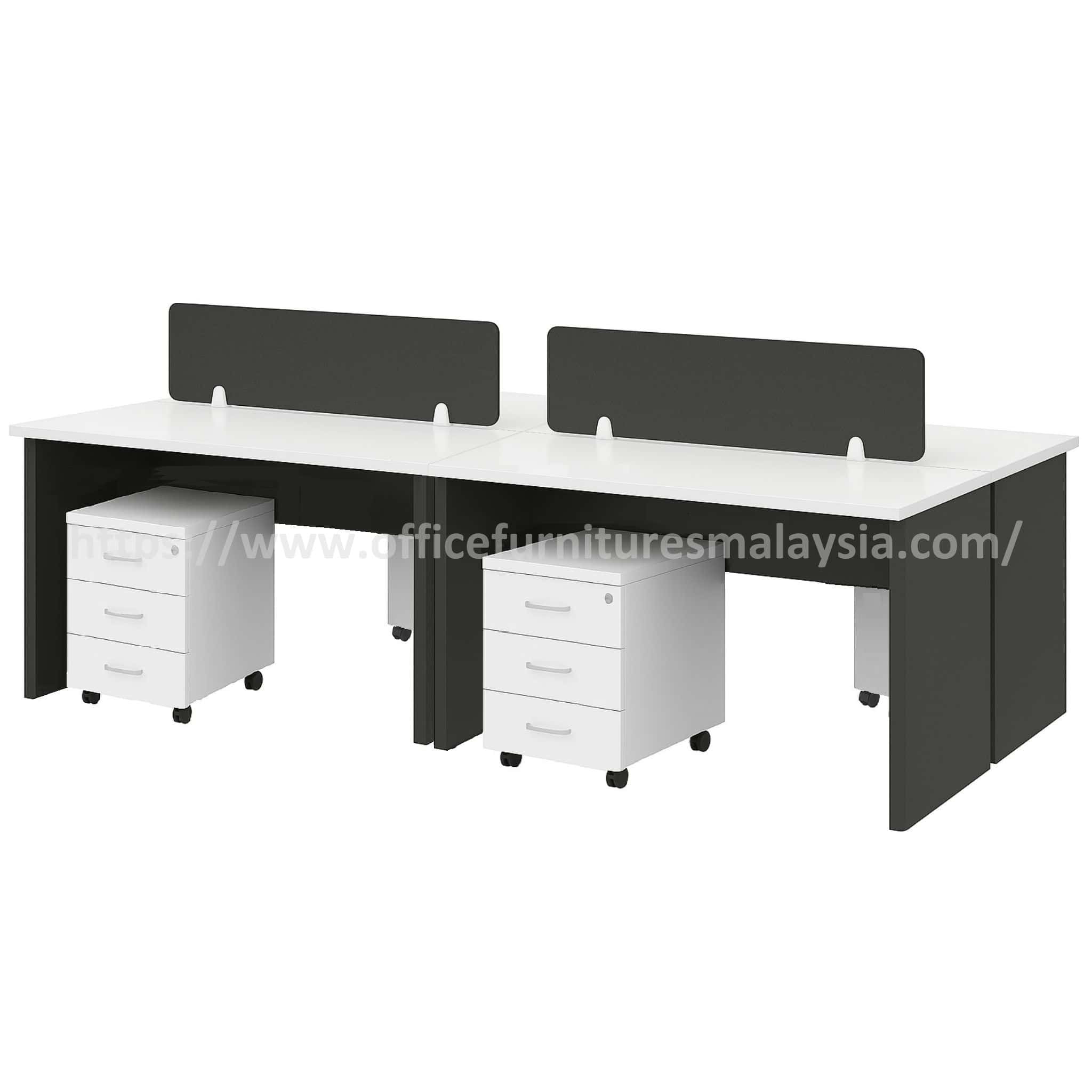 5 ft Smart Space 4 Seater Workstation Pahang Tapah Perlis