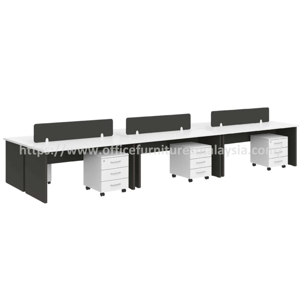 6 ft Minimalist Workstation 6 Seater Desk Bangsar Gopeng Kajang 6 ft Minimalist Workstation 6 Seater Desk Bangsar Gopeng Kajang