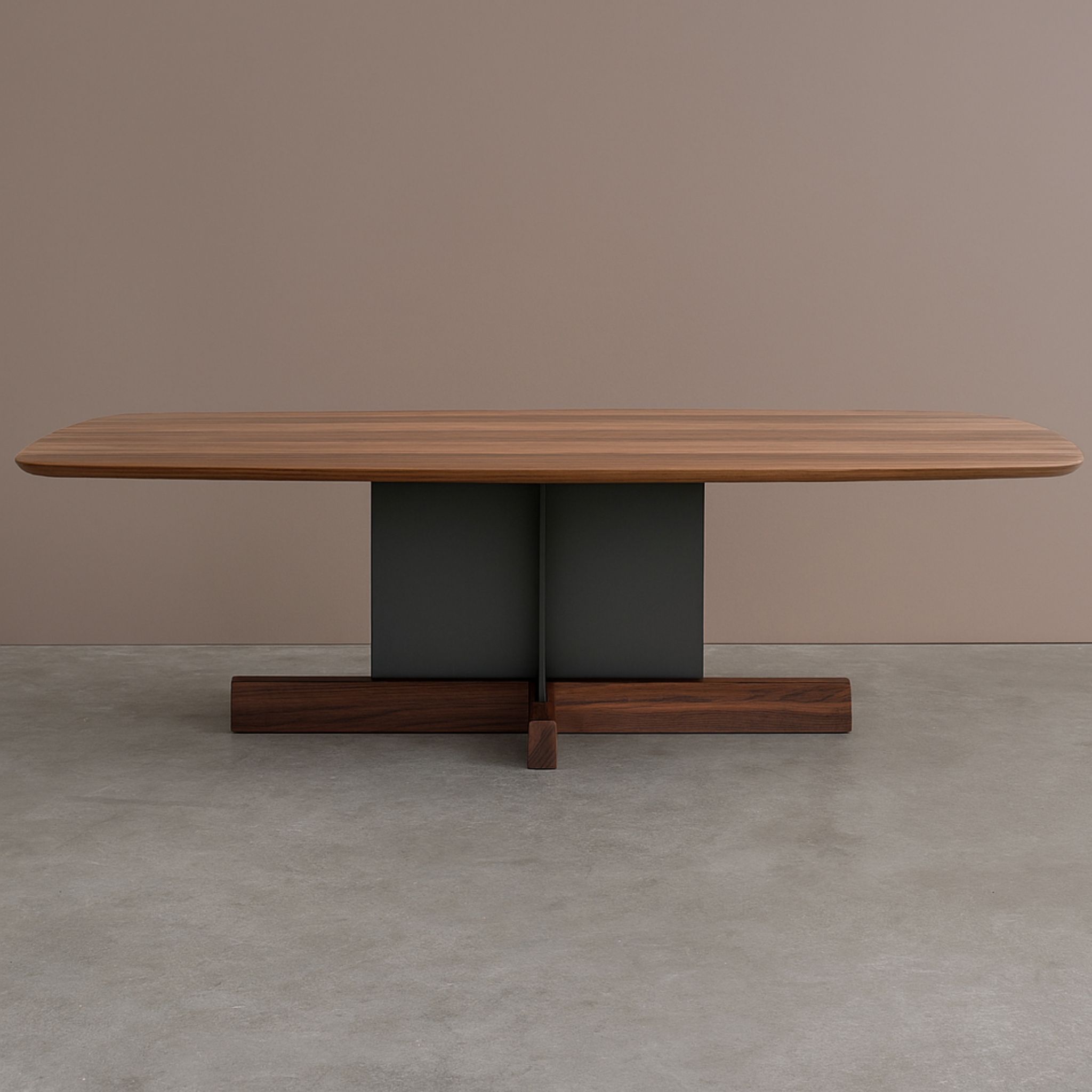 10 ft Mavrin Walnut Dining Table Taman Melawati Taman Setiawangsa Damansara Perdana