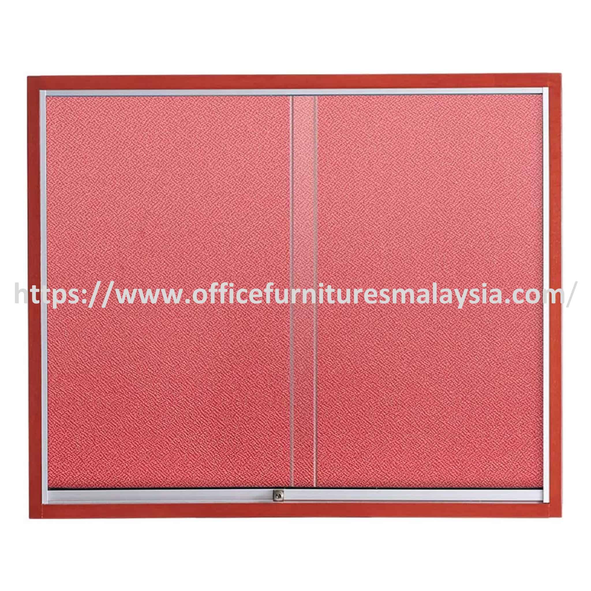 3 ft x 4 ft Sliding Glass Door With Notice Fabric Board Wooden Frame Selayang Subang Jaya
