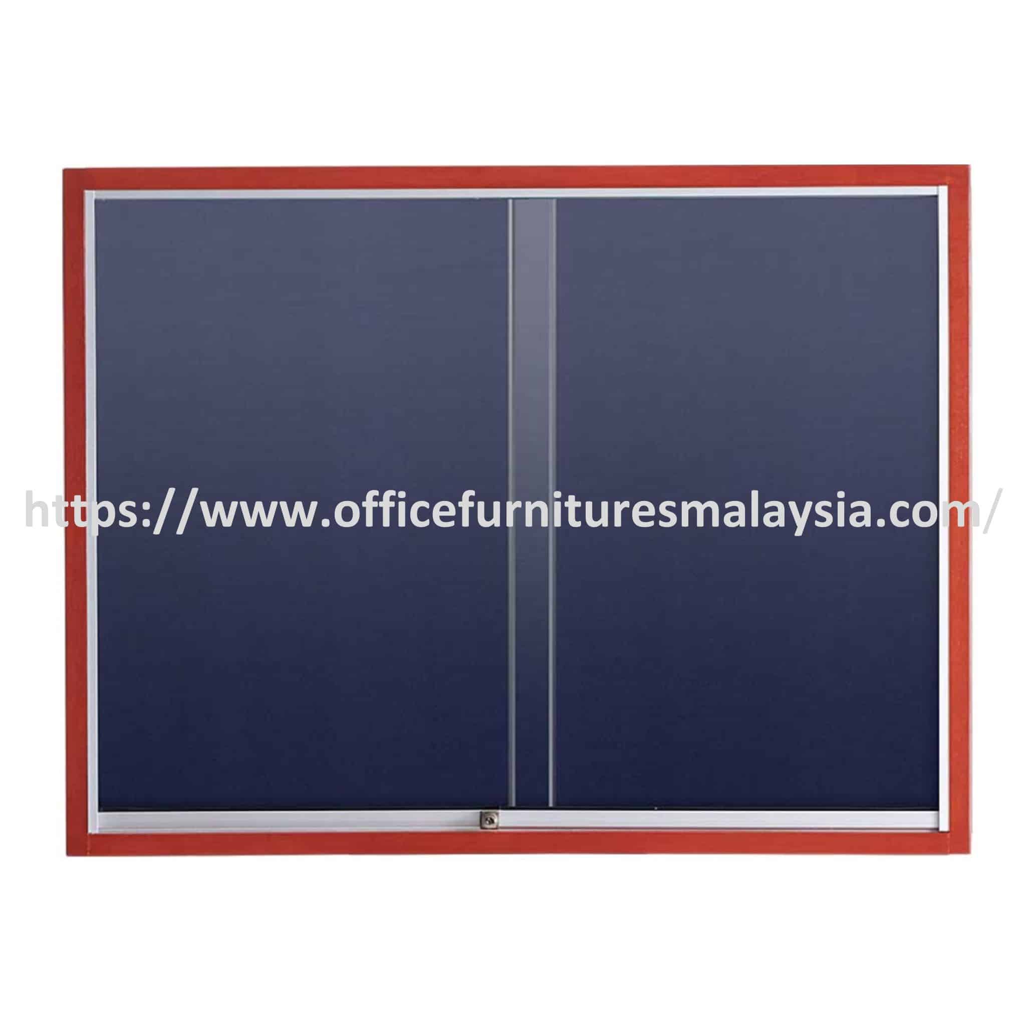 3 ft x 5 ft Sliding Glass Door With Notice Velvet Board Wooden Frame Kuala Selangor Seremban