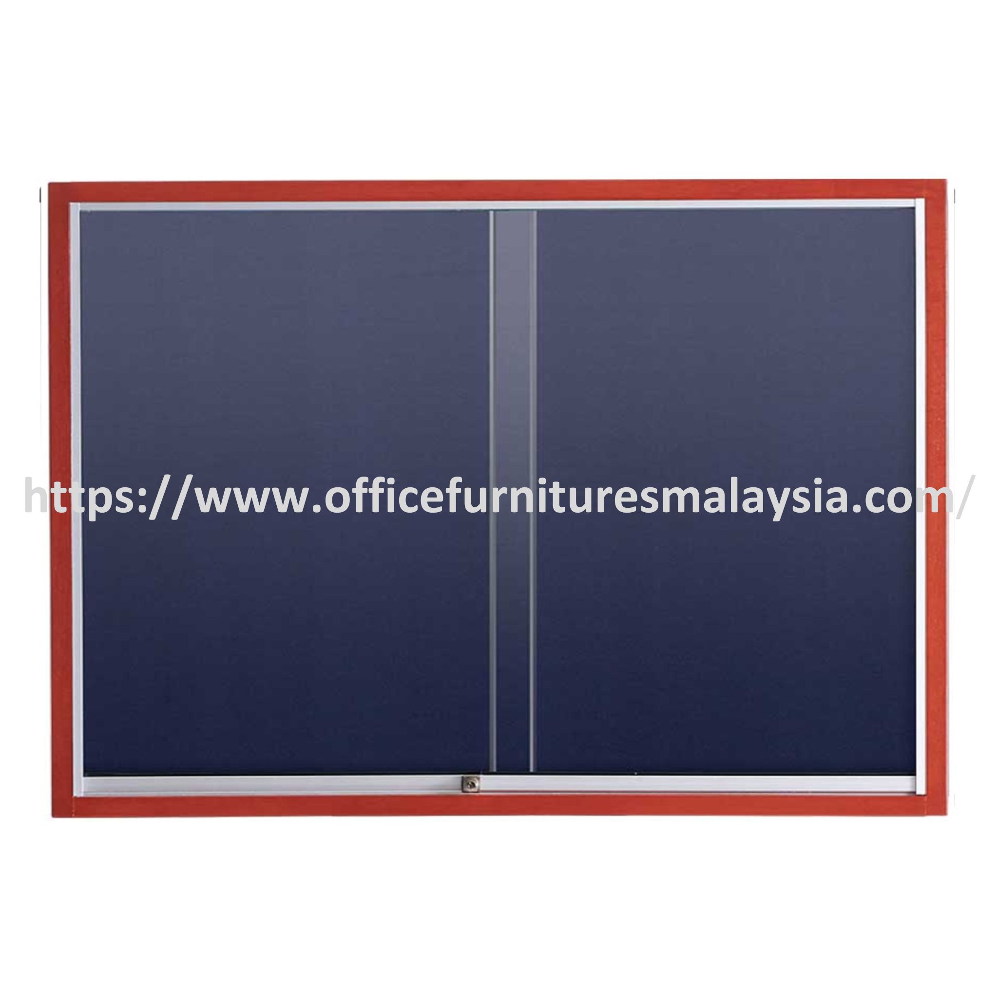 3 ft x 6 ft Sliding Glass Door With Notice Velvet Board Wooden Frame Puchong USJ