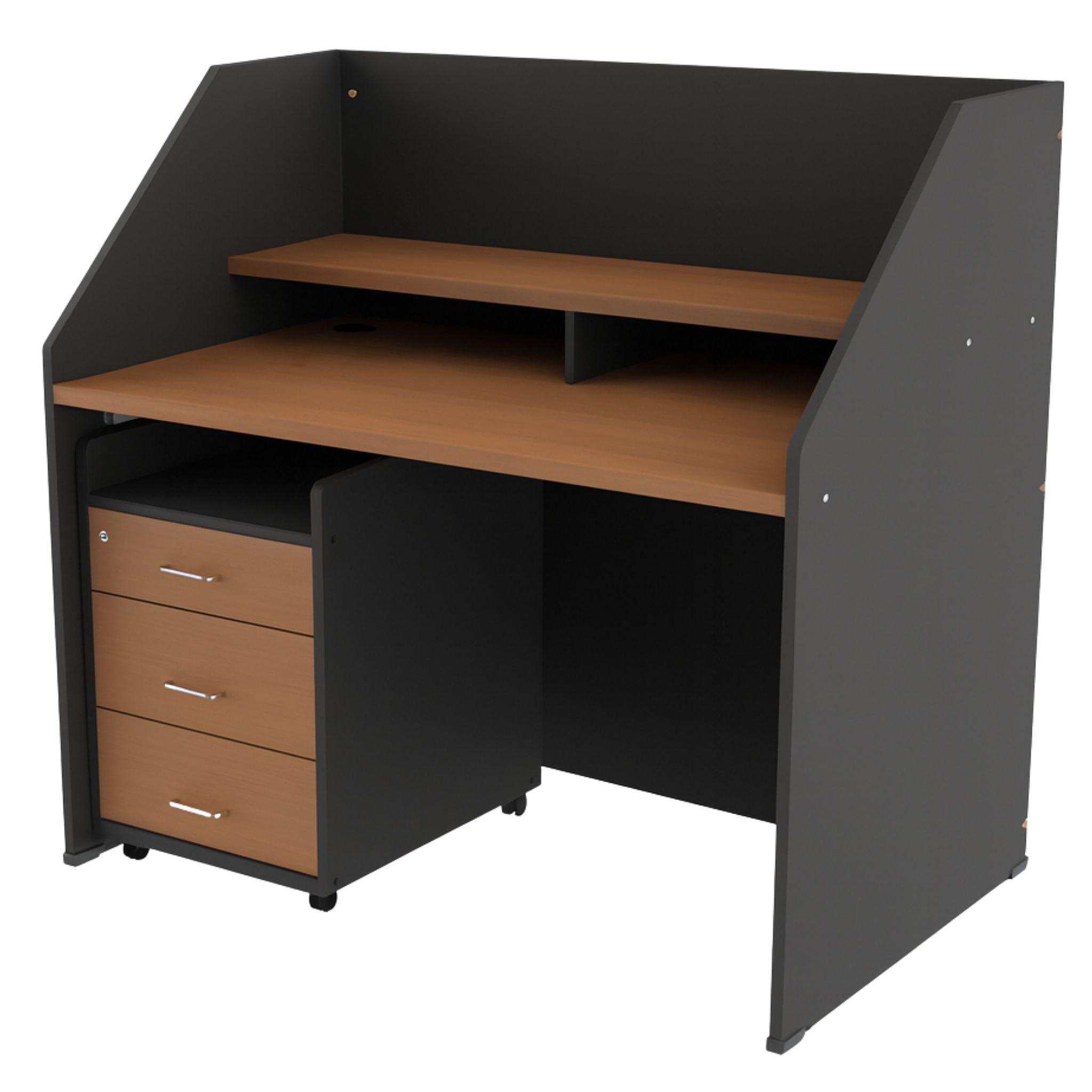 4 ft Study & Work Desk with Pedestal Petaling Jaya Puchong Klang