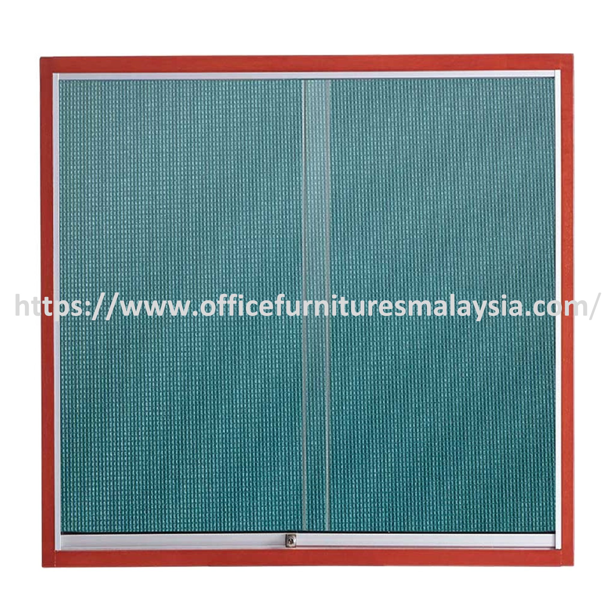4 ft x 4 ft Sliding Glass Door With Notice Foam Board Wooden Frame Melaka Shah Alam Serdang