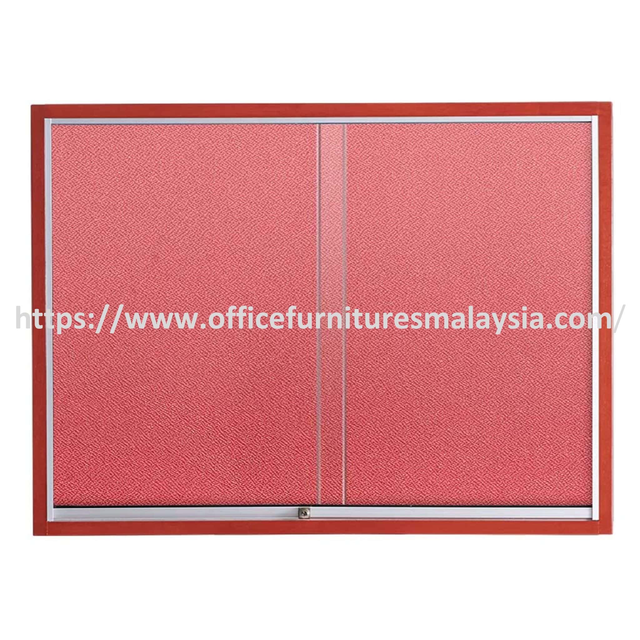 4 ft x 8 ft Sliding Glass Door With Notice Fabric Board Wooden Frame Selangor Batu Caves Setapak