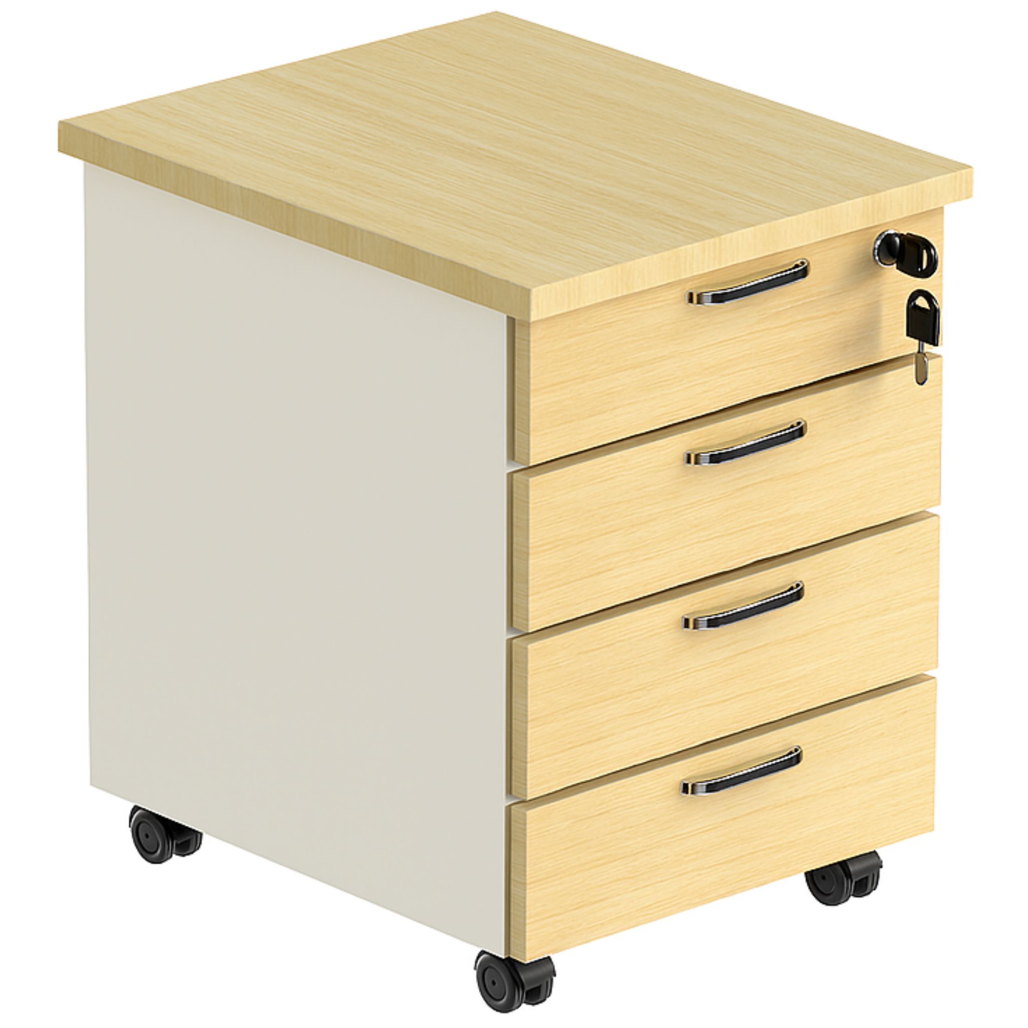 Nixen Stylish Mobile Pedestal 4 Drawer Dengkil Nilai Segamat
