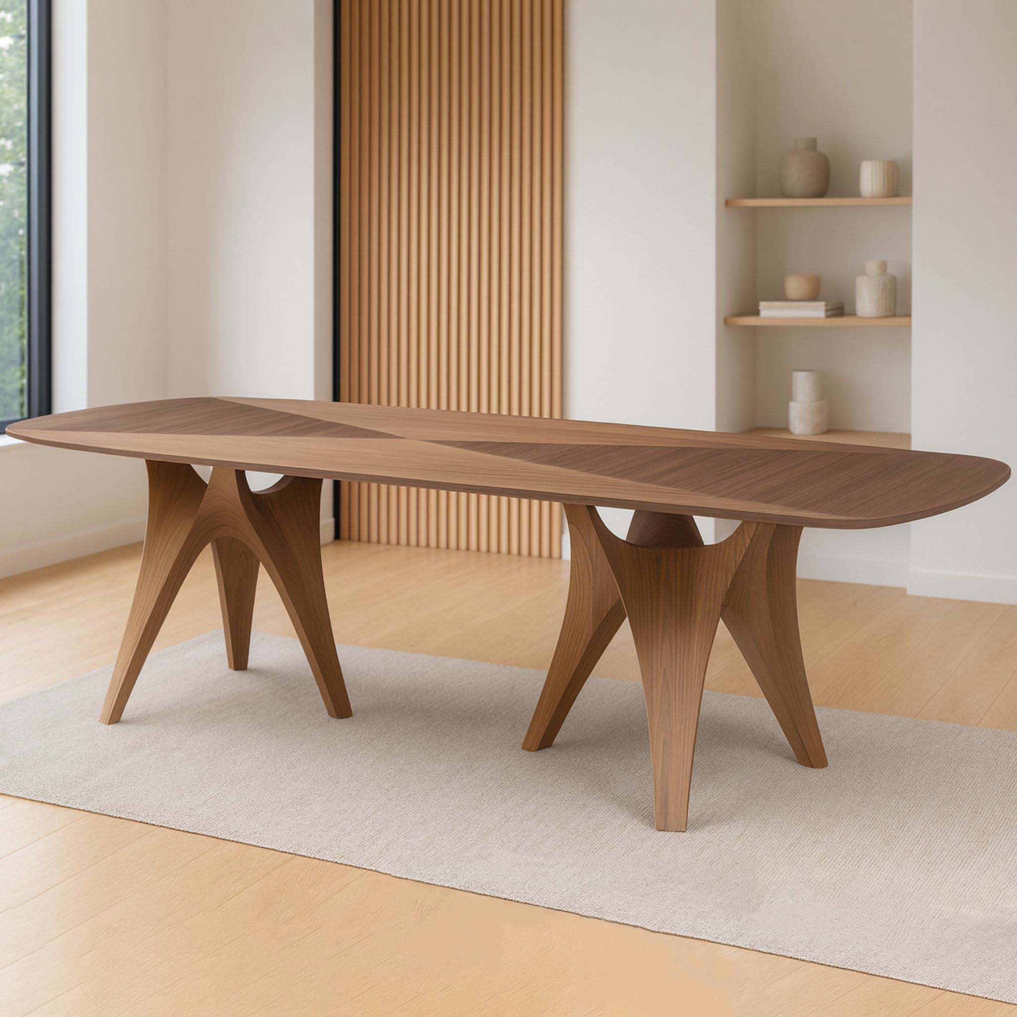Zerano Veneer Rectangular Table Klang Bandar Puteri Puchong Shah Alam