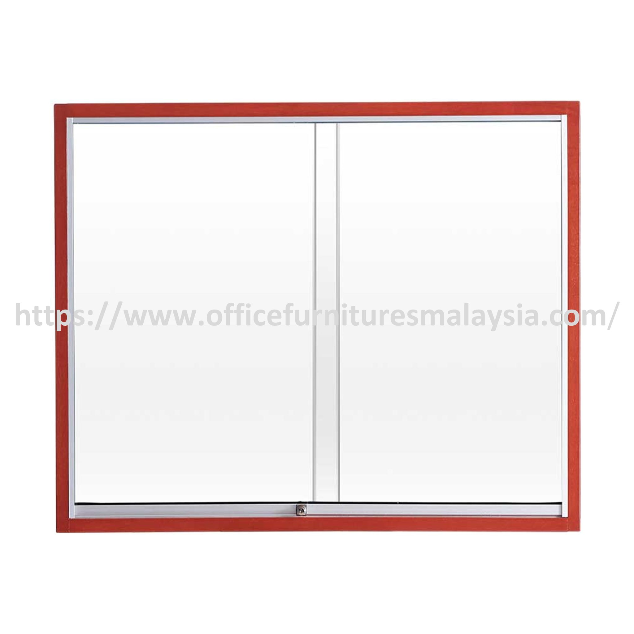 2 ft x 3 ft Sliding Glass Door with Notice Soft Board Wooden Frame Serdang Batu Caves Gombak