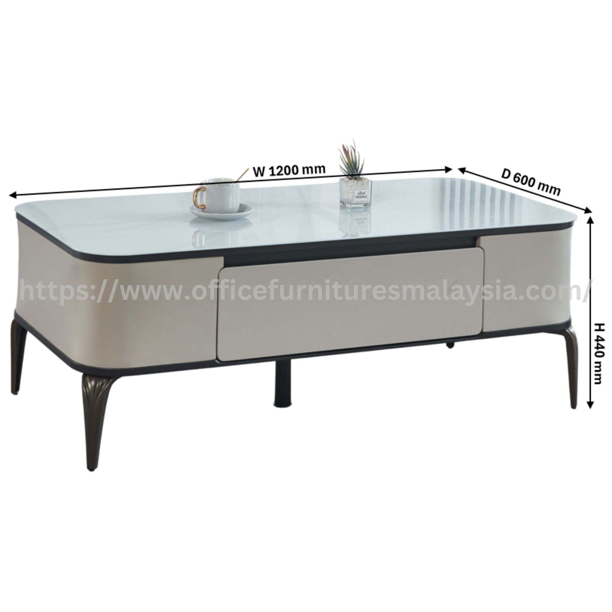 4 ft Jade Coffee Table Bandar Botanic Taman Bukit Jalil Bandar Sunway