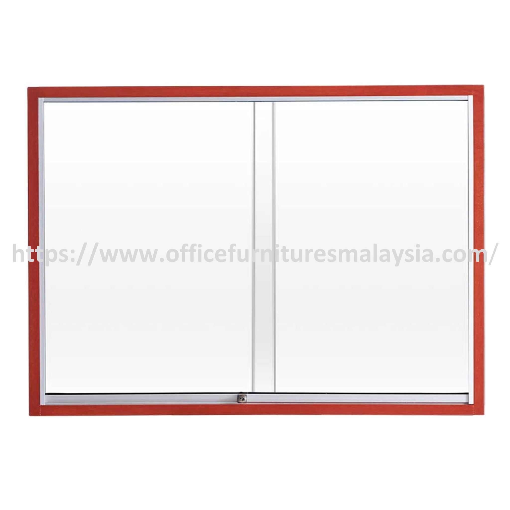 4 ft x 10 ft Sliding Glass Door with Notice Soft Board Wooden Frame Selangor Petaling Jaya Damansara