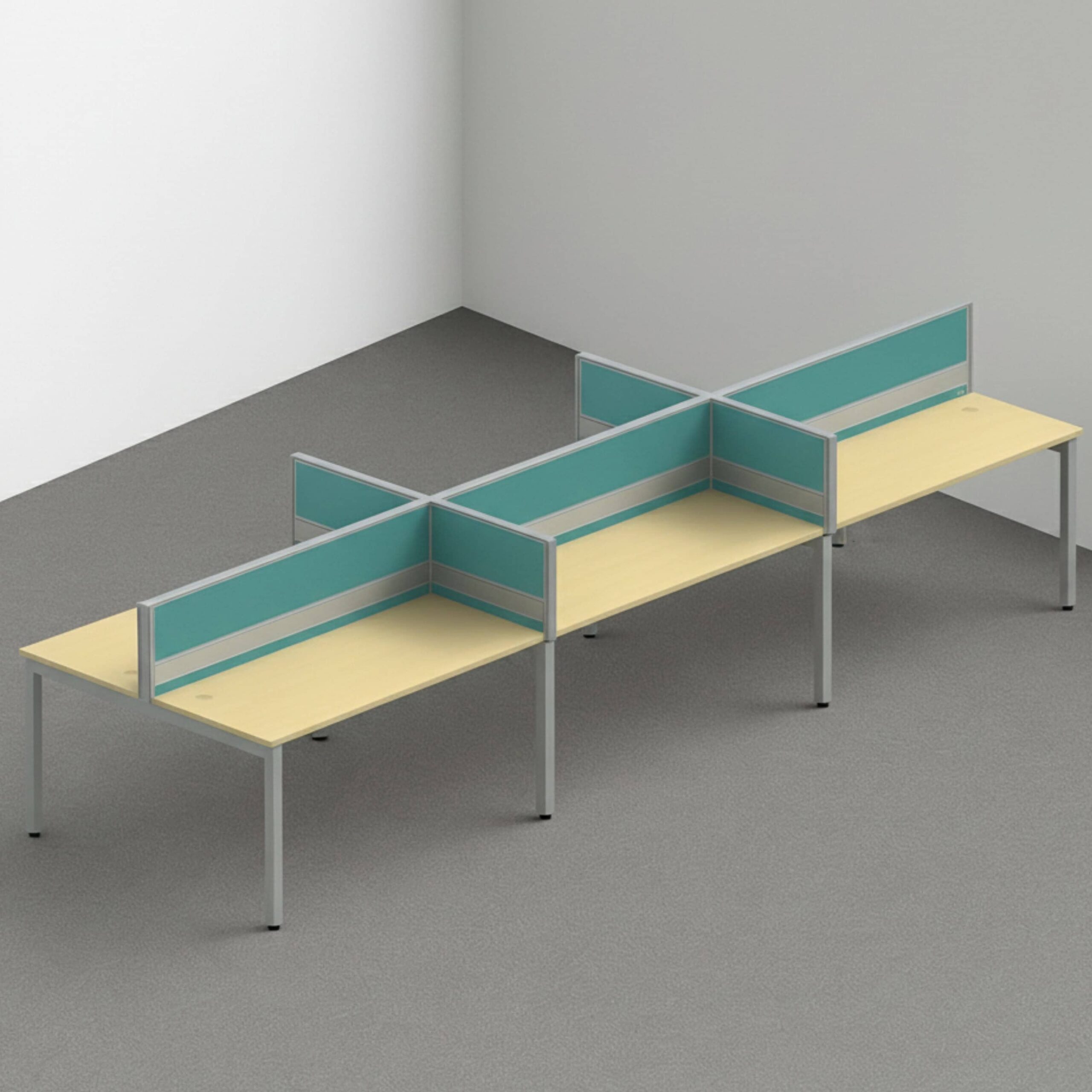 5 ft Corvan 6 Seater Workspace Kampar Temerloh Pudu