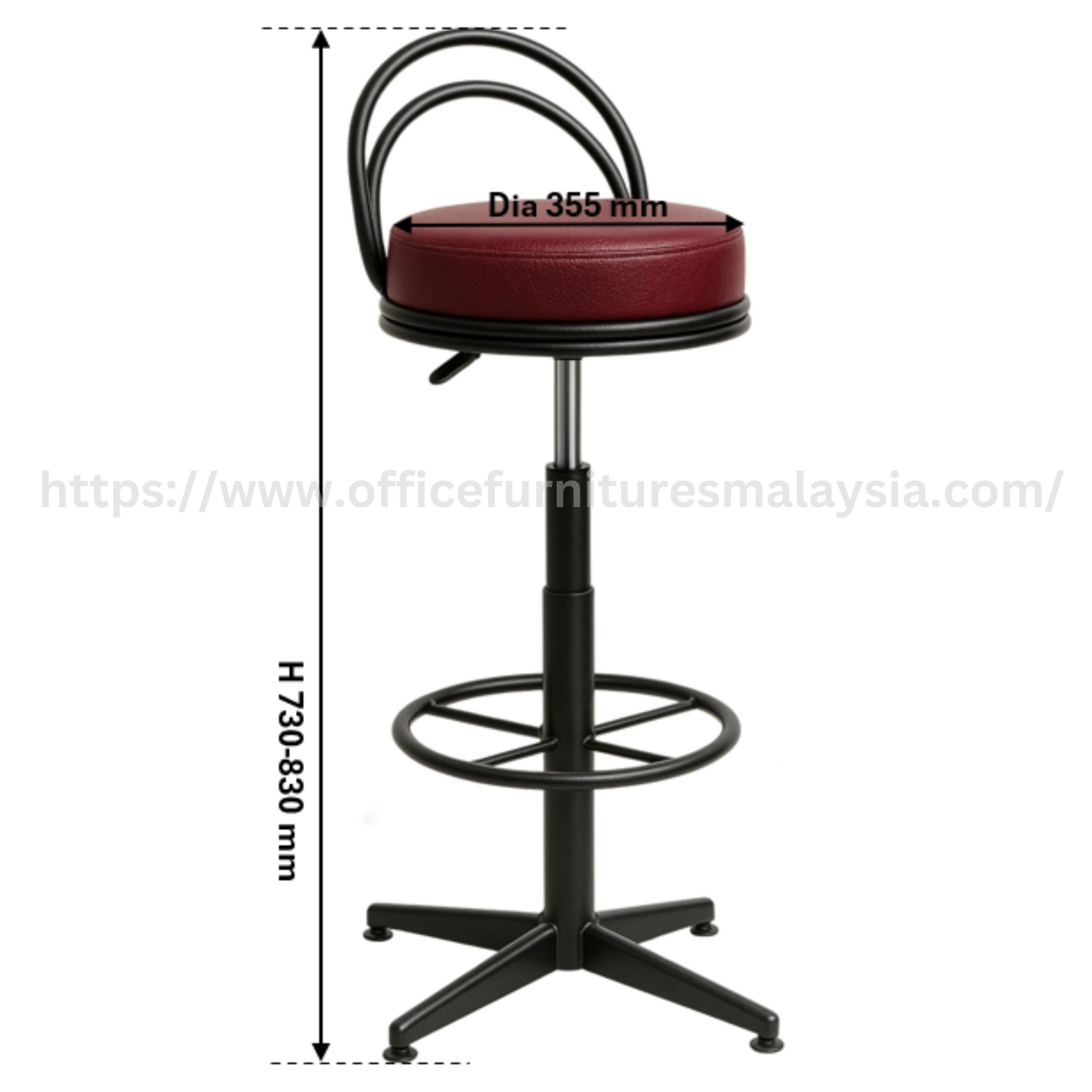 Arden Noir Bar Stool Gombak Meru Bangi