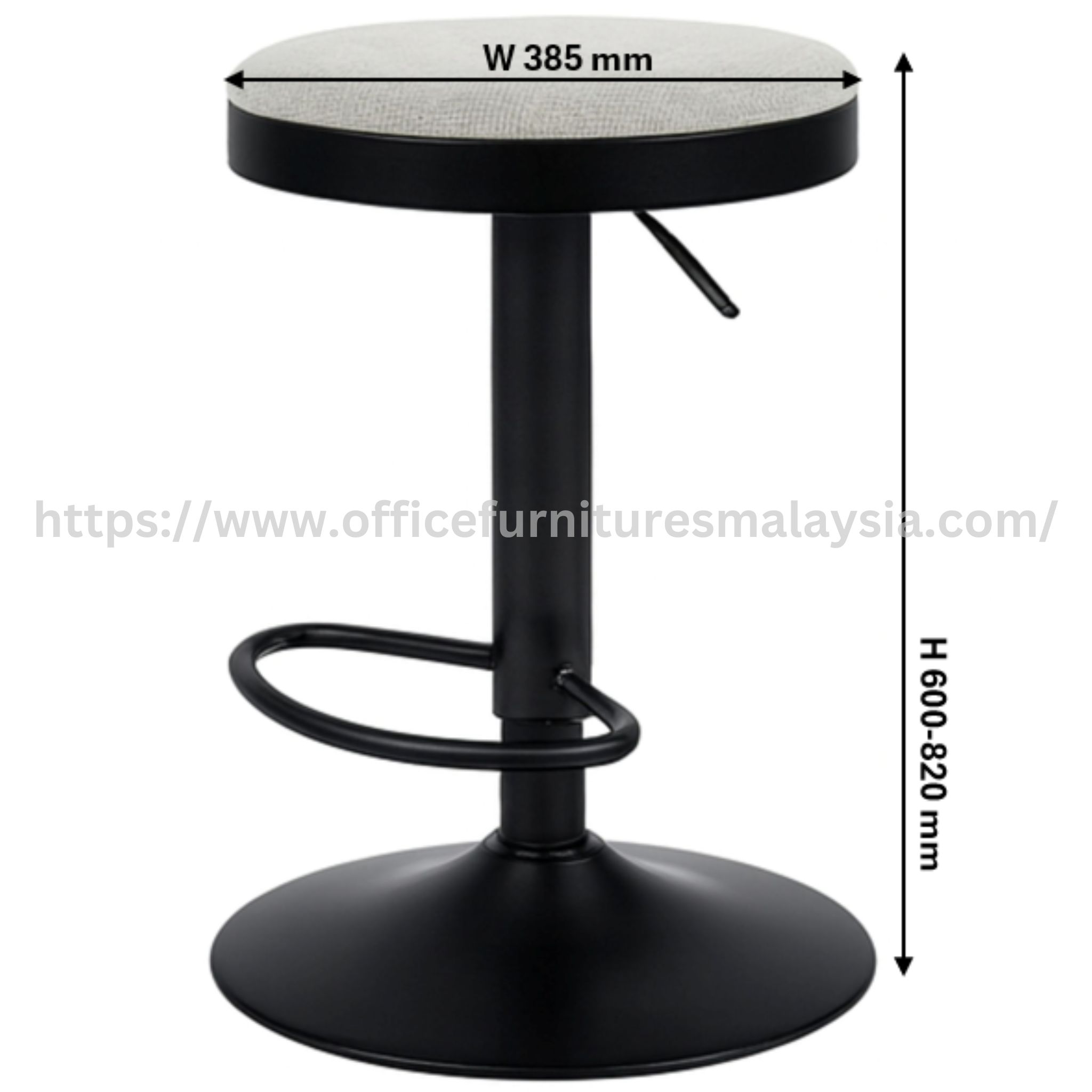Esma Round Bar Stool Sri Petaling Taman Equine Taman Mayang Jaya