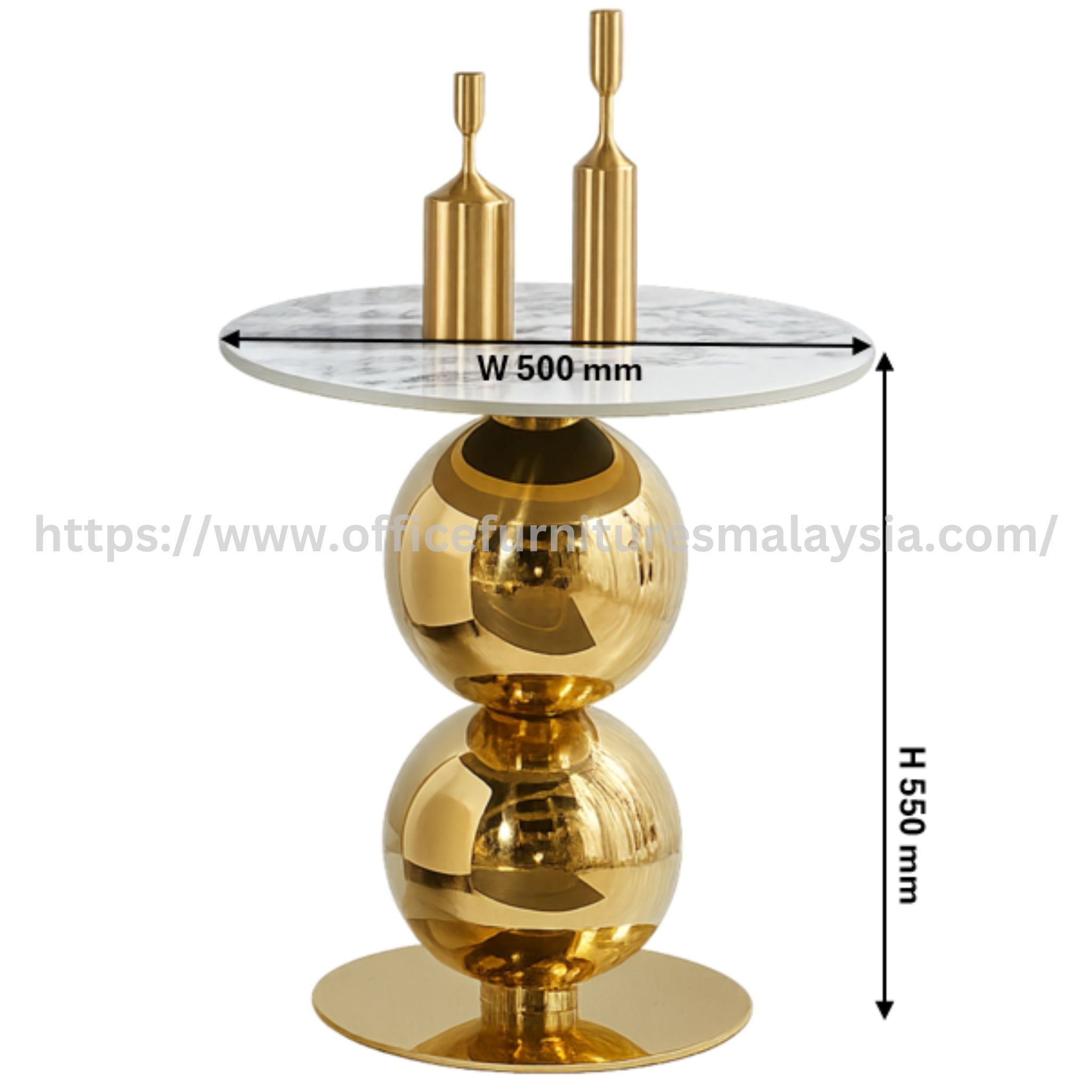 Lumora Marble Side Table Bandar Tasik Selatan Bandar Utama Sri Muda