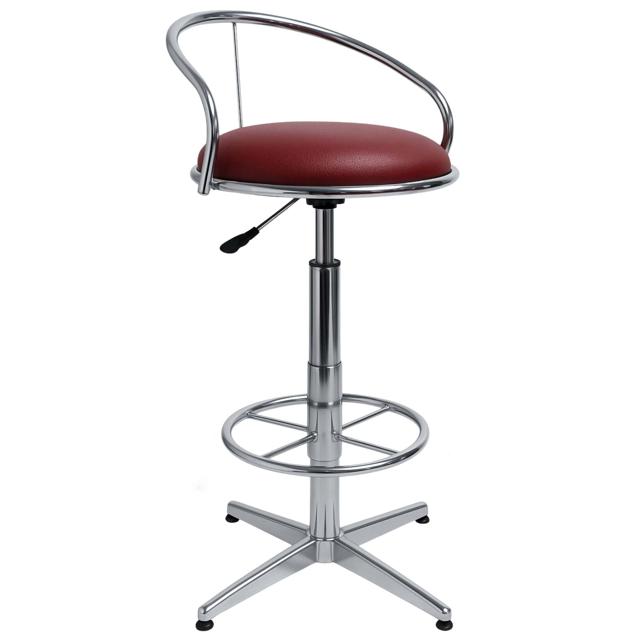 Modo Gaslift Chrome Bar Stool with Backrest Kajang Shah Alam Bukit Naga