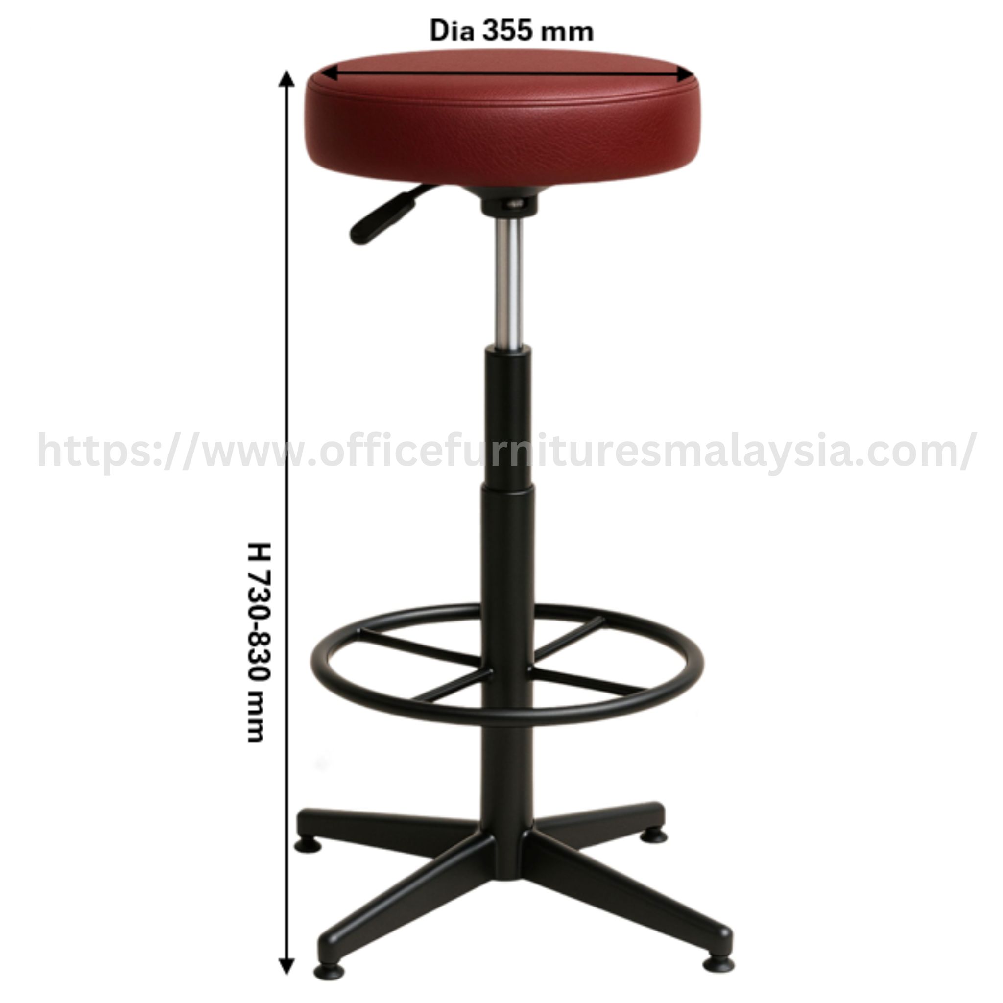 Reign Adjustable Bar Stool Puncak Alam Setia Alam Segamat