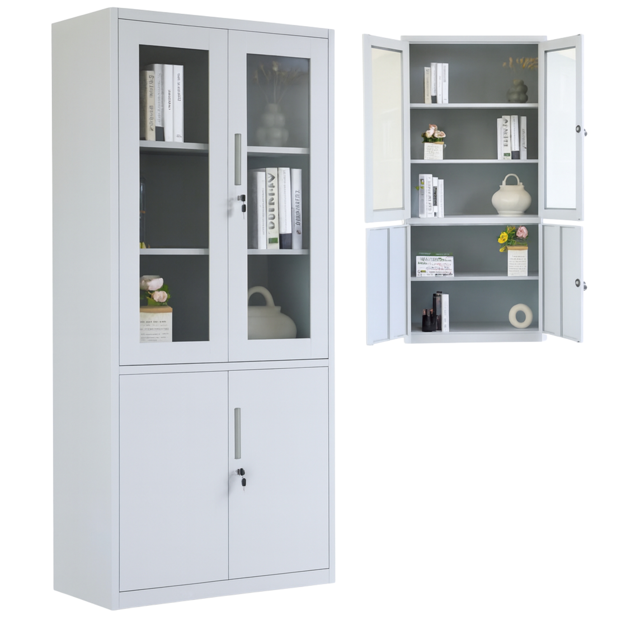 Modern Steel Display Cabinet With Shelves Bandar Sri Muda Taman Bukit Jalil Saujana