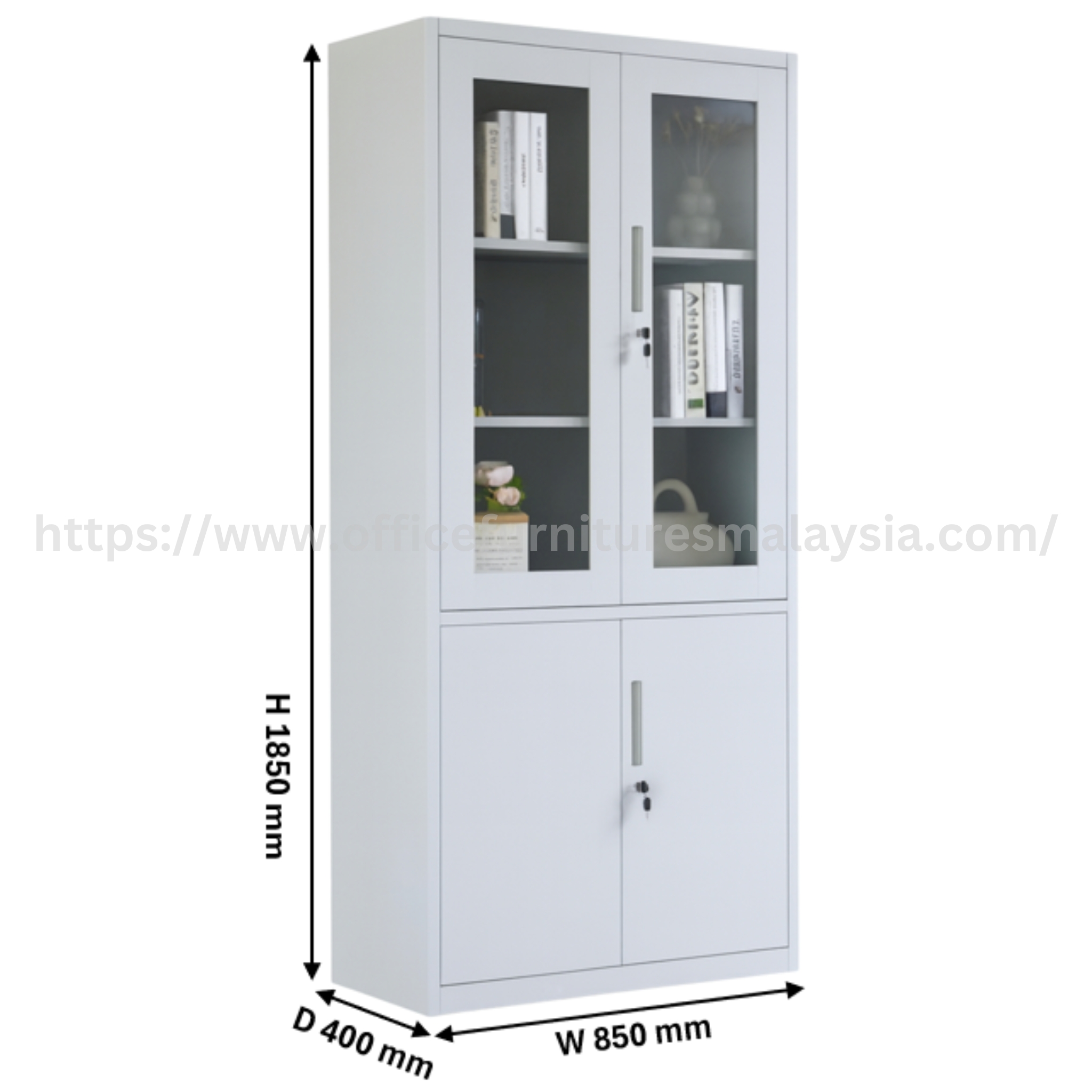 Modern Steel Display Cabinet With Shelves Bukit Tinggi Taman Desa Ara Damansara