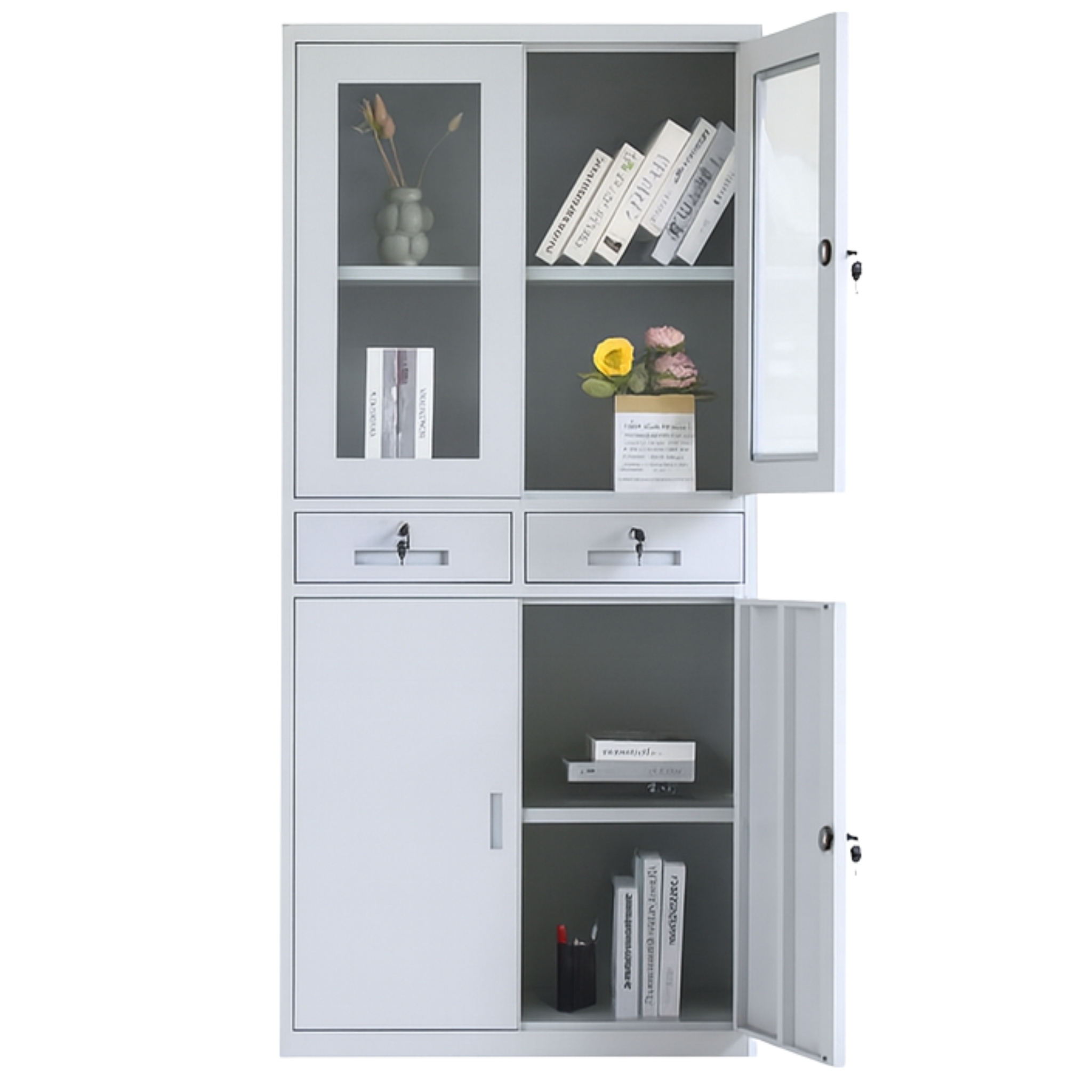 Steel Storage Cabinet With Glass Doors And Drawers Kuala Lumpur Petaling Jaya Shah Alam