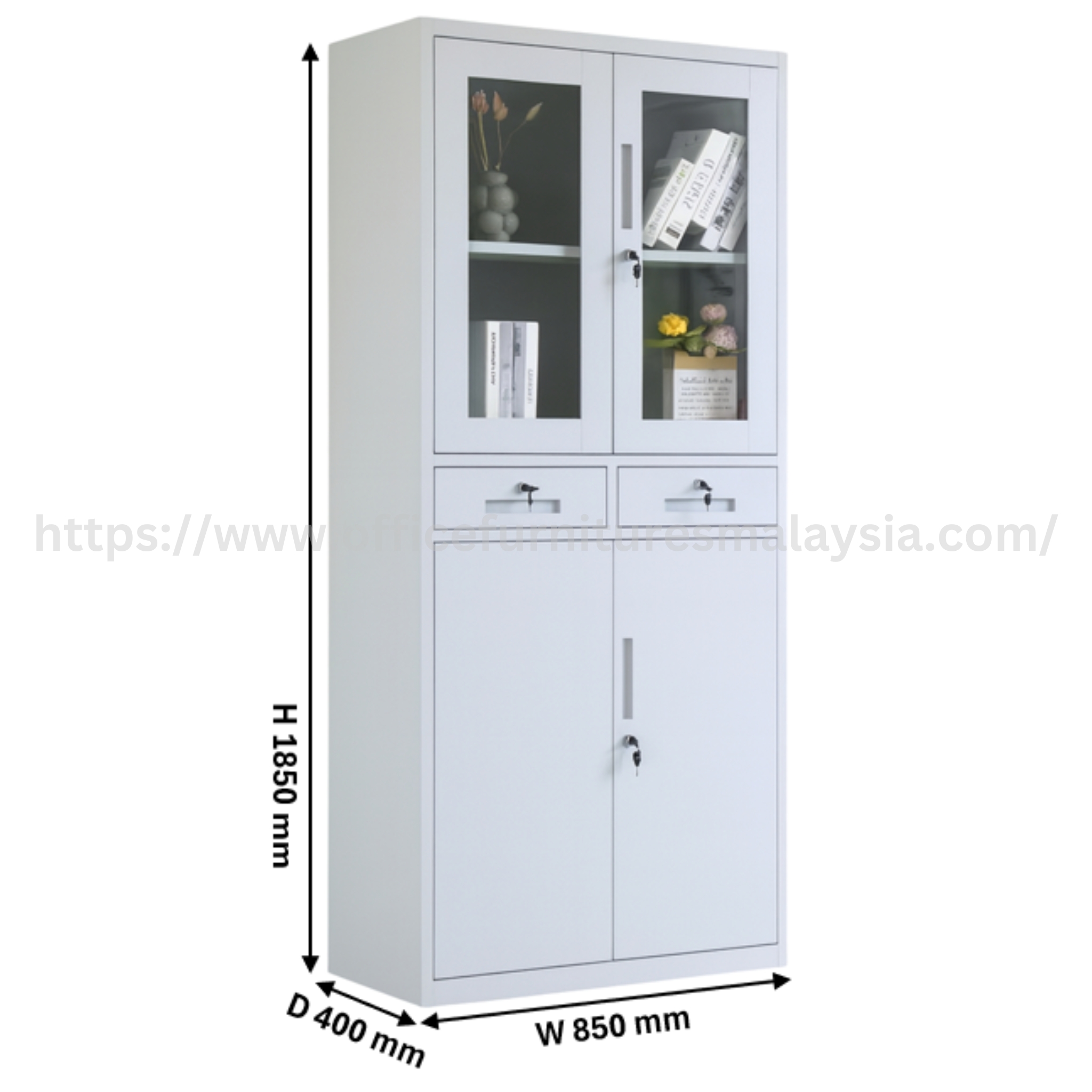 Steel Storage Cabinet With Glass Doors And Drawers Sungai Buloh Sungai Besi Ipoh