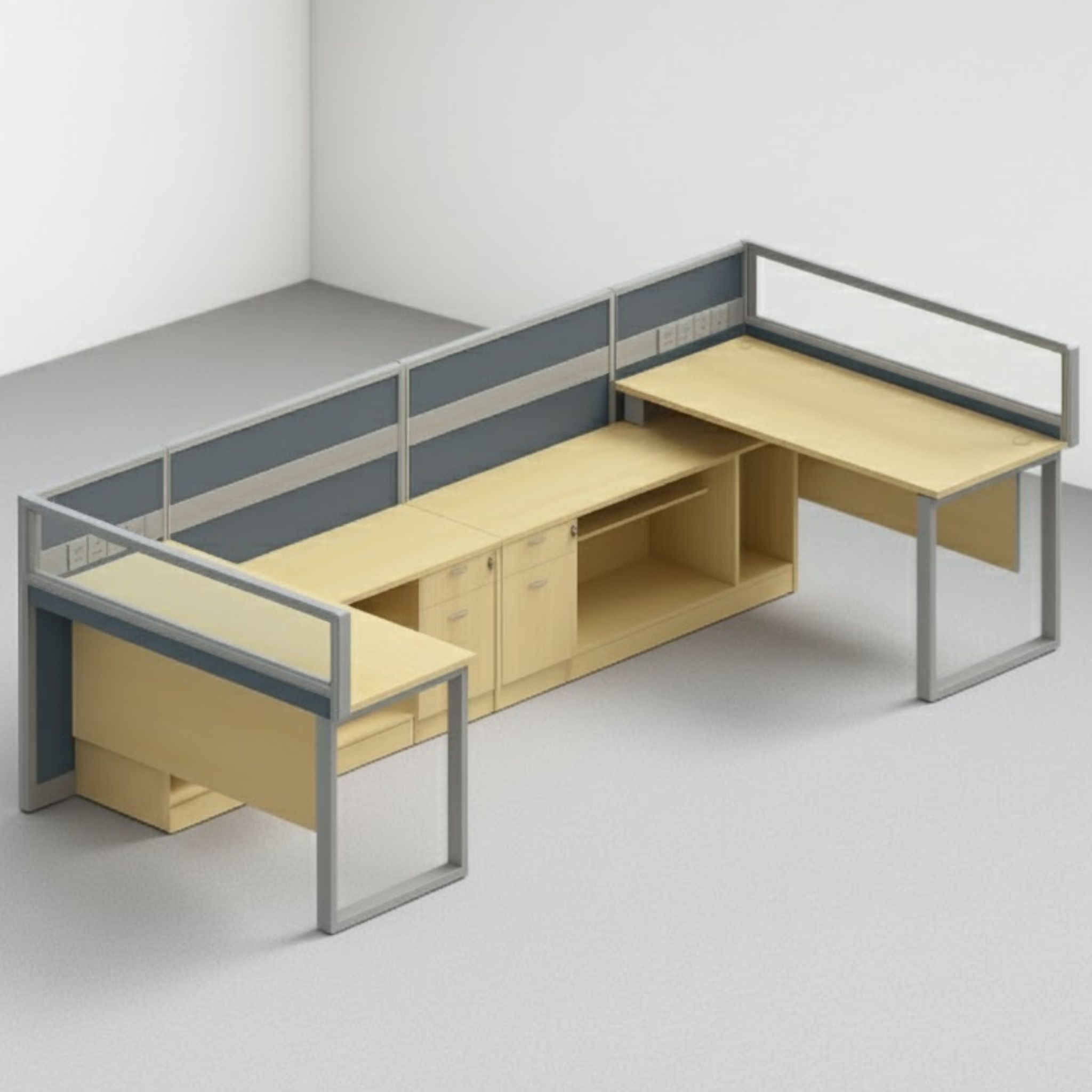 5 ft Quantum Creative 2 Seater Workstation Ampang Hulu Langat Kedah