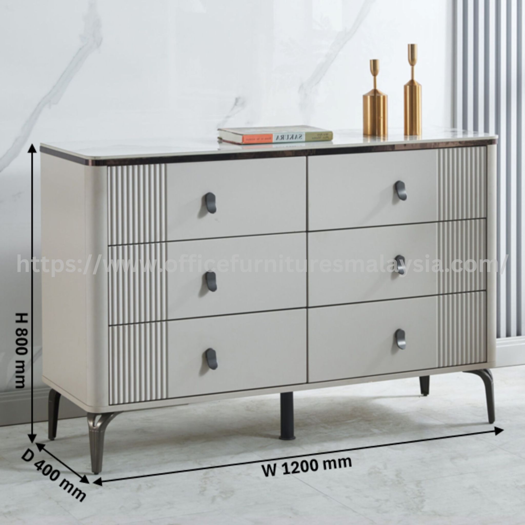 6 Drawer Console Cabinet Bandar Utama Kota Damansara Bukit Jalil