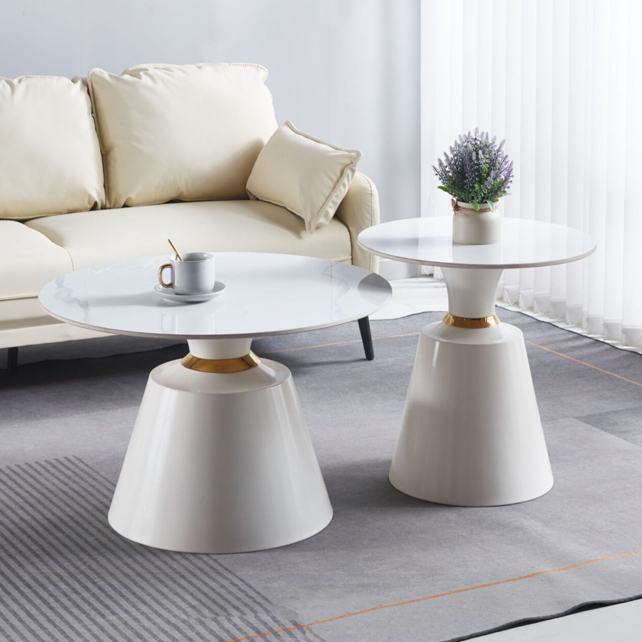 Elian Designer Coffee Table Set OF2EK437415 | Office Furnitures Malaysia