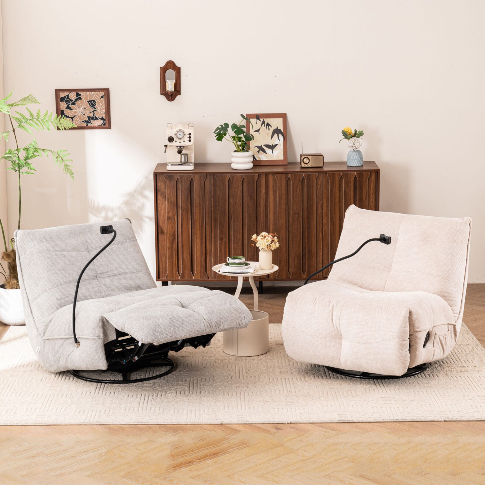 Elise Recliner Chair with Phone Holder Kajang Petaling Jaya Bangsar