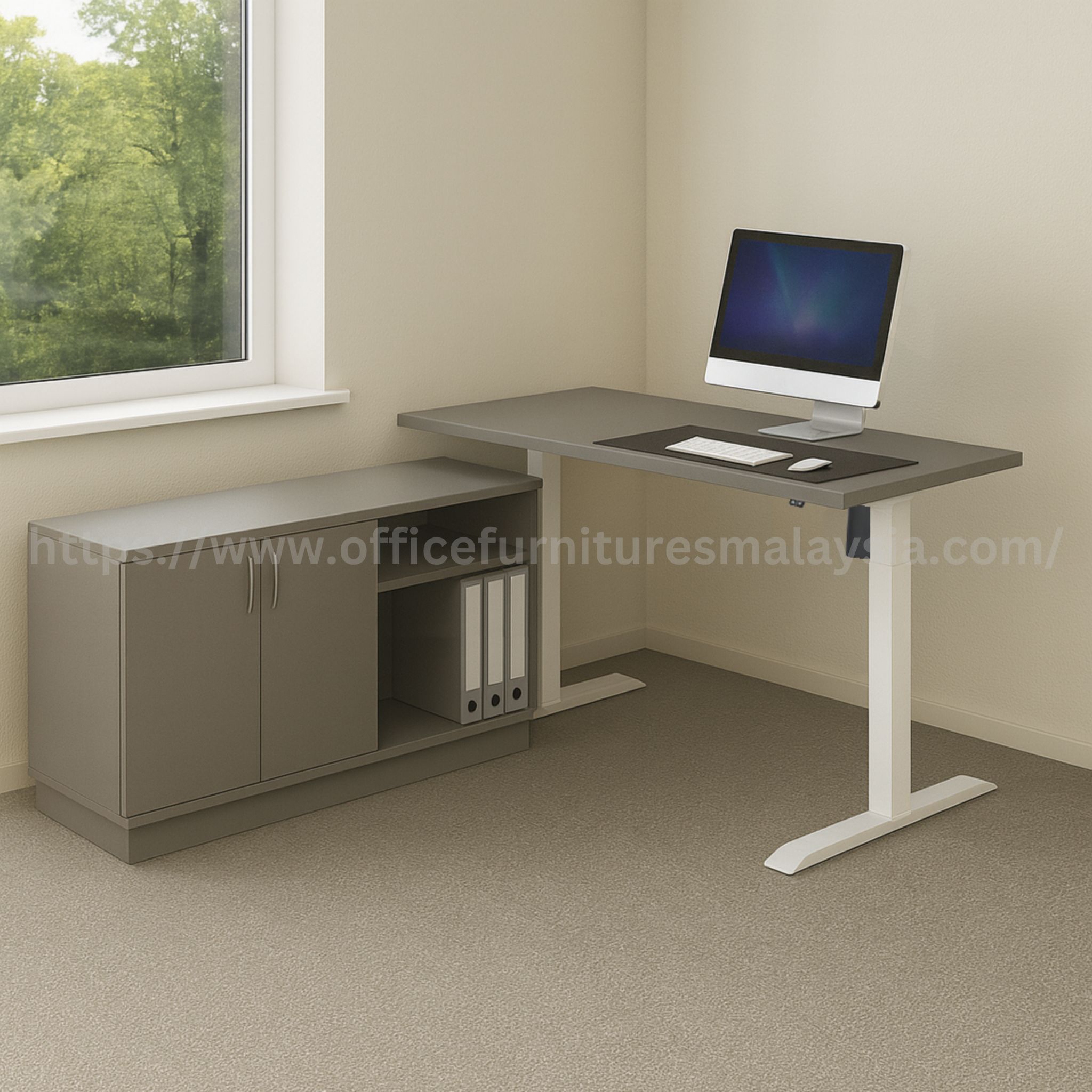 Favorable Adjust Desk with Low Cabinet Ulu Kelang Ulu Kelang Setia Alam
