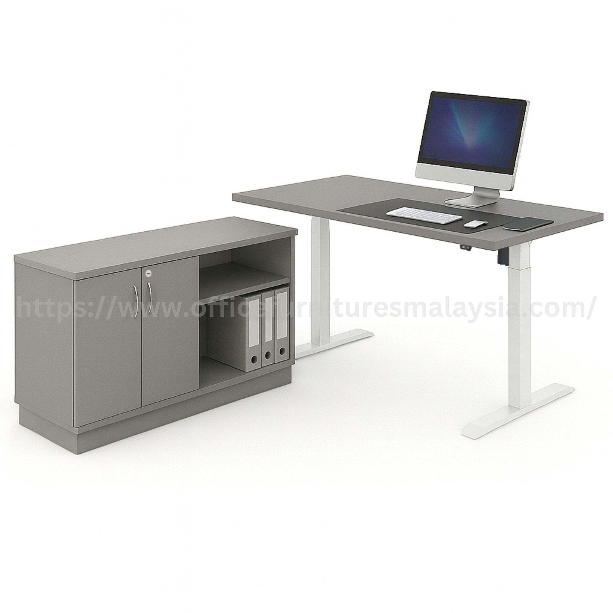 Favorable Adjust Desk with Low Cabinet Ulu Kelang Wangsa Maju Shah Alam Sabak Bernam
