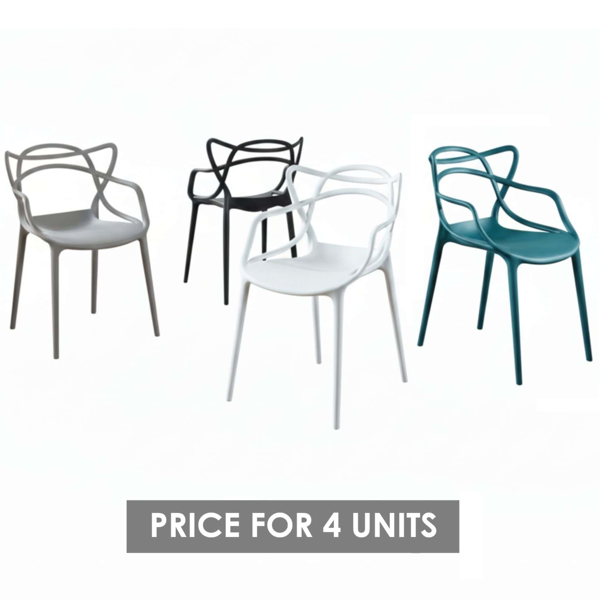 Nelli Designer Plastic Chair Set Tropicana Putrajaya Serdang