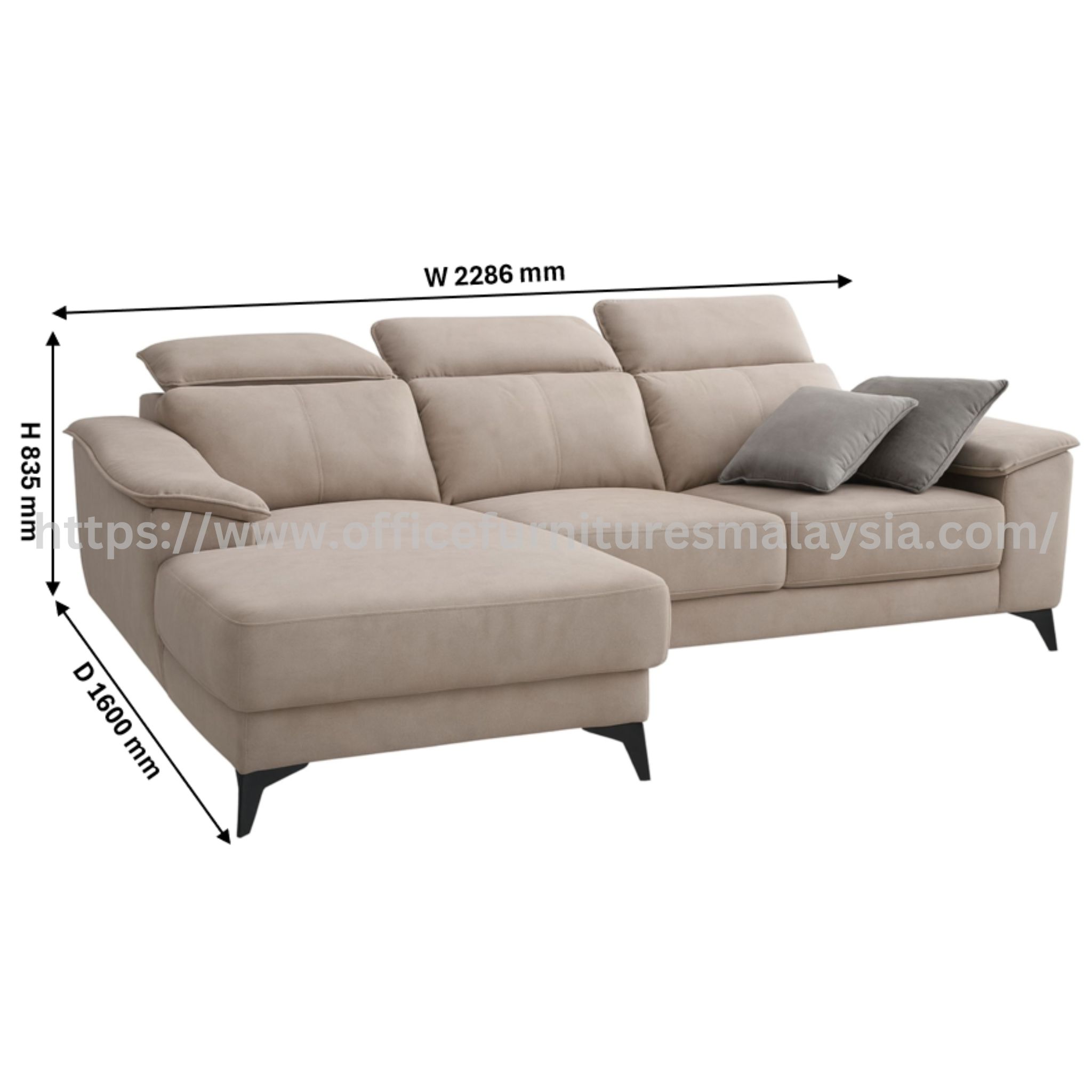 Tessa Designer Sofa Settee Putra Heights Taman Melawati Lembah Jaya
