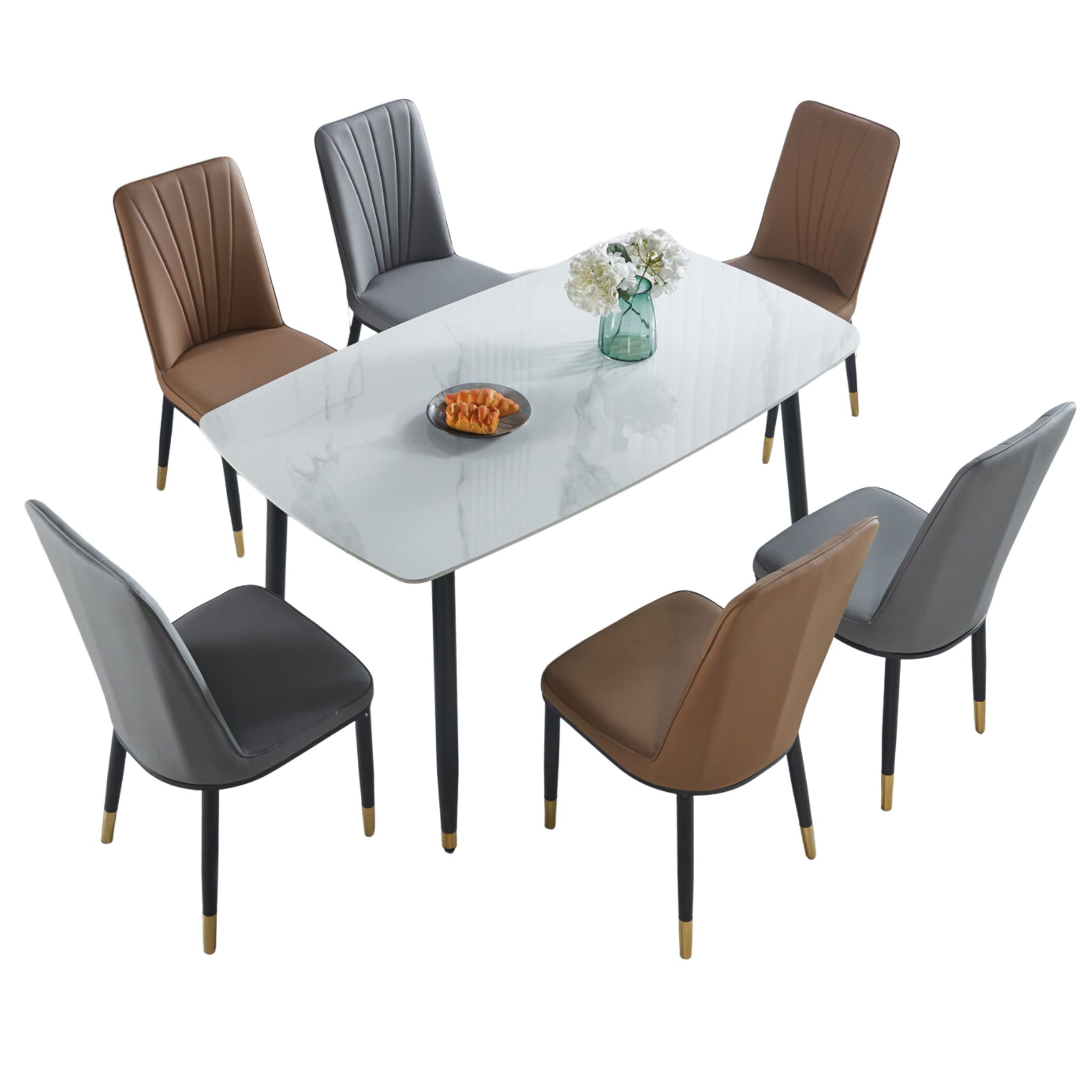 Yori 6 Seater Dining Set Bangi Banting Tropicana
