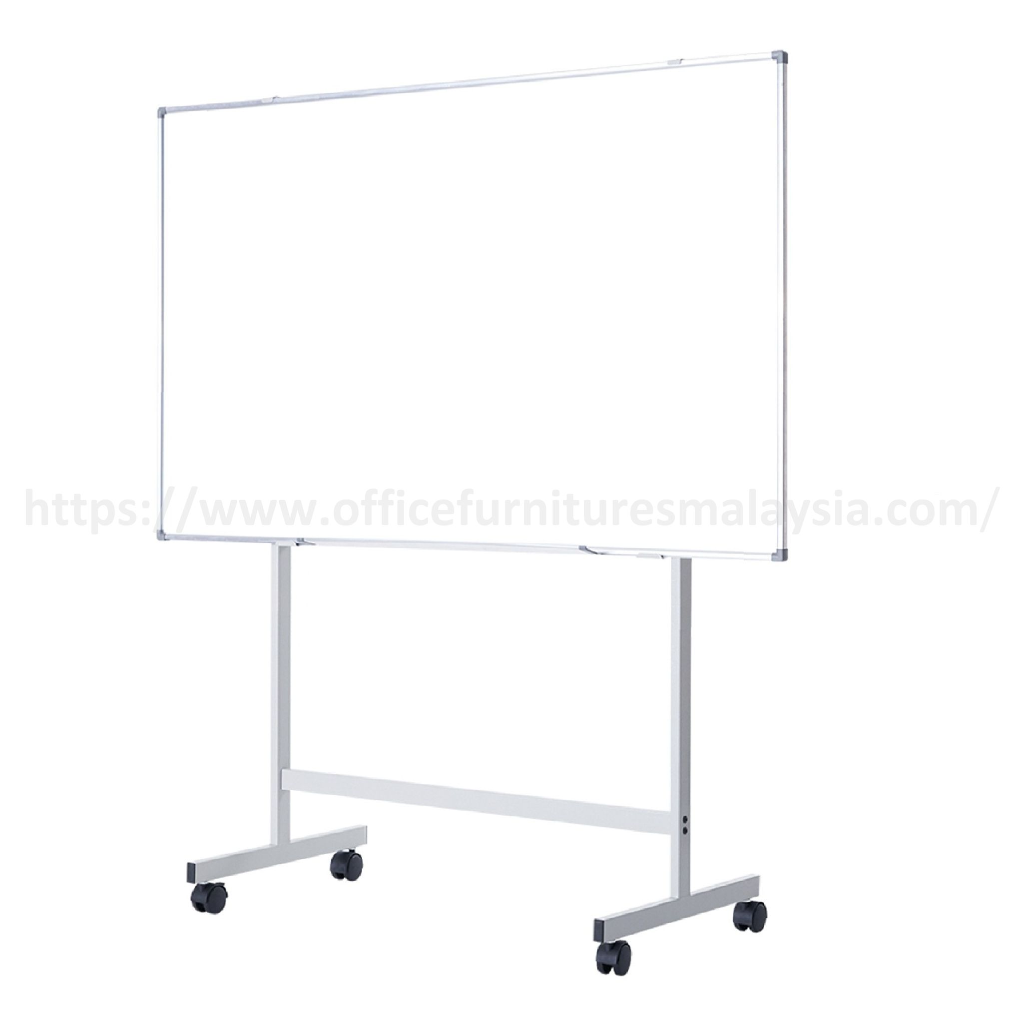 2 ft x 4 ft Single Side Non-Magnetic HPL White Board With Mobile Stand Selayang Ara Damansara Sabak Bernam