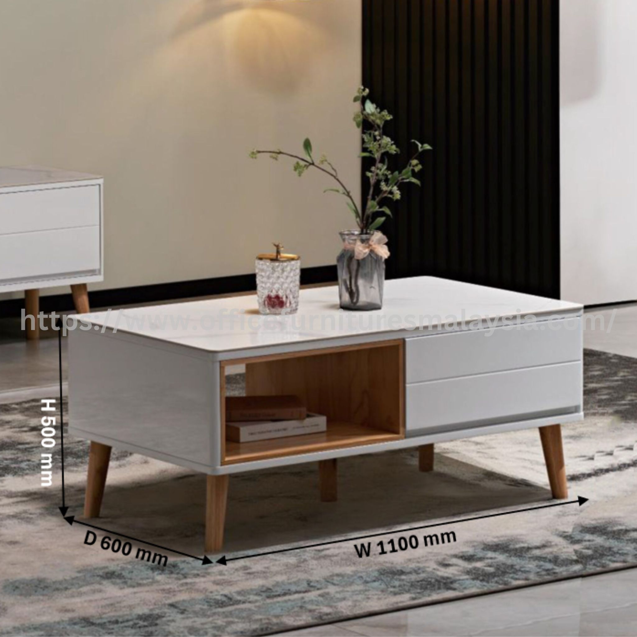 3.66ft Maya Coffee Table Sri Hartamas Klang Puchong